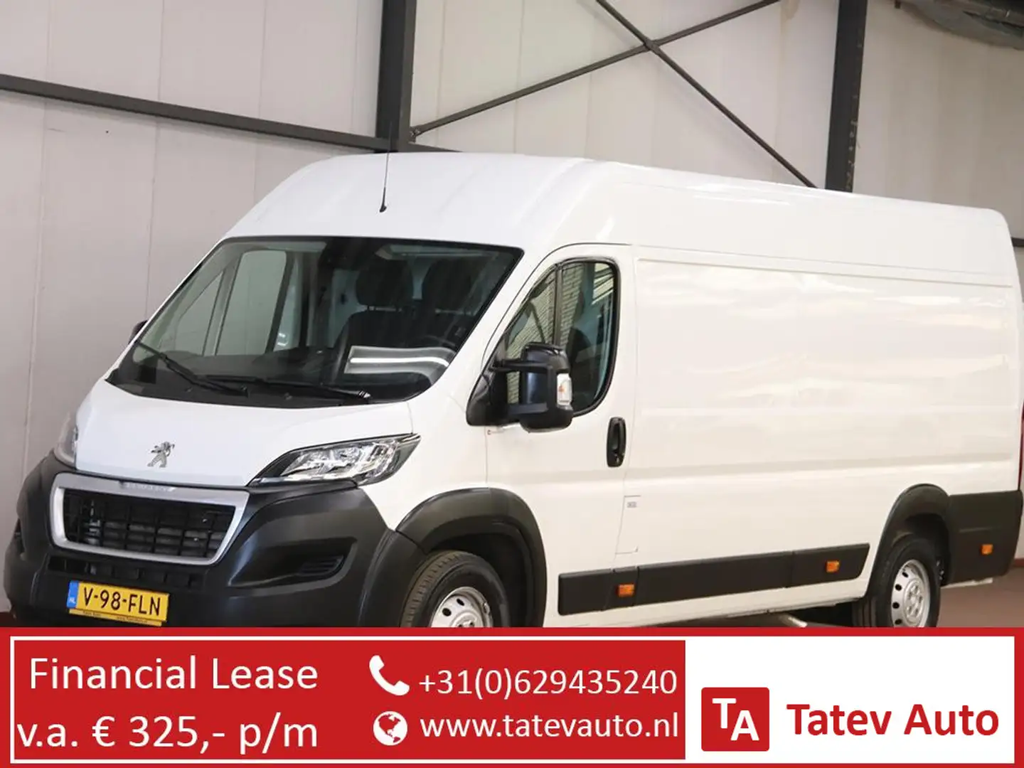 Peugeot Boxer 2.2 BlueHDi L4H2 AIRCO CRUISE CONTOL EURO 6 Wit - 1