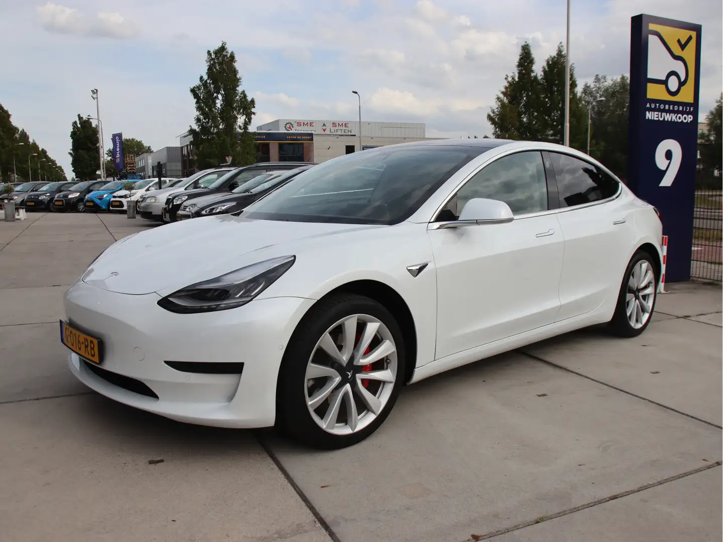 Tesla Model 3 Performance Plus 60 kWh Leder, Pano, 19 INCH, NAP Wit - 1