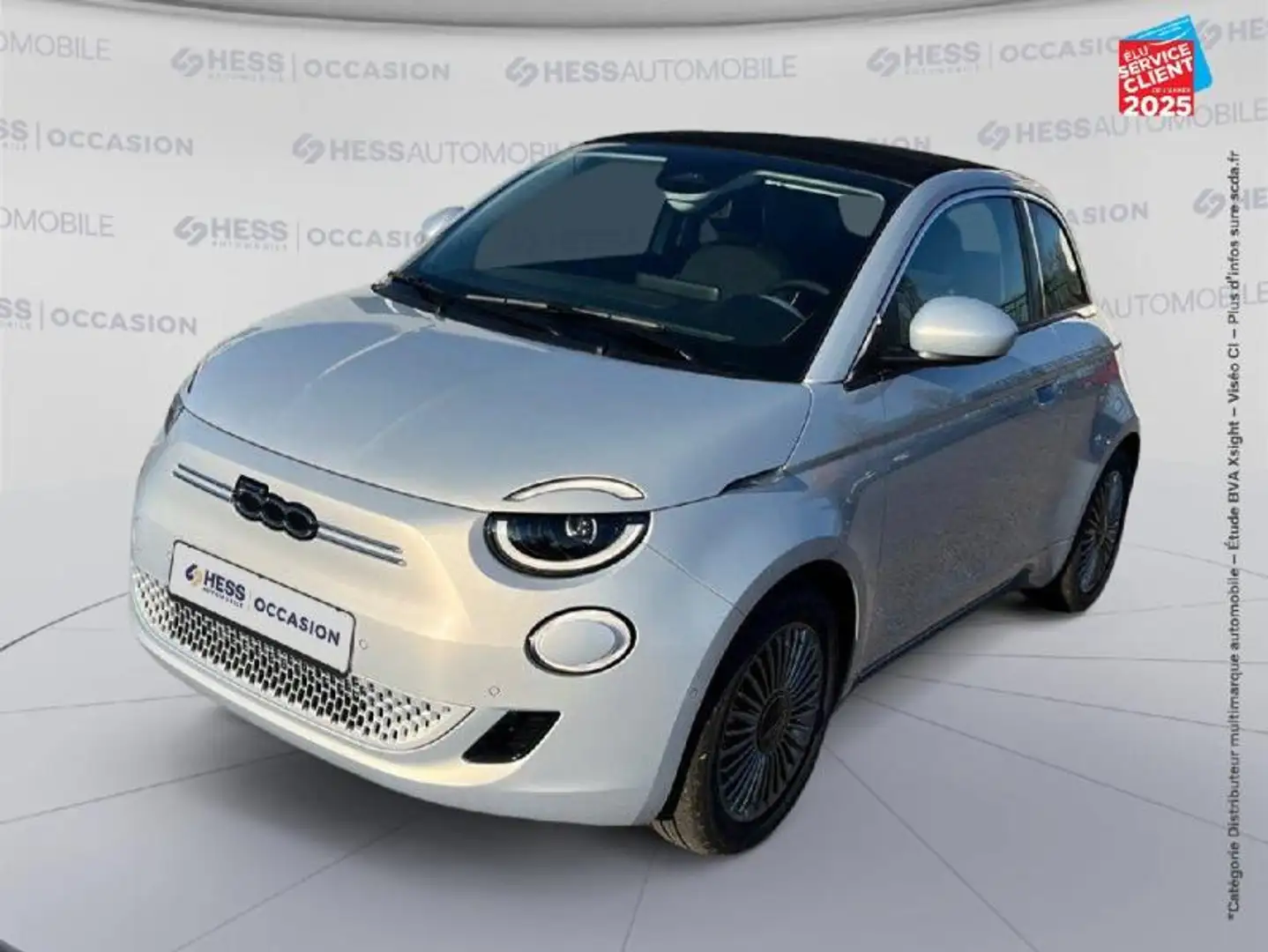 Fiat 500C e 118ch Pack Confort \u0026 Style MY24 Bleu - 1