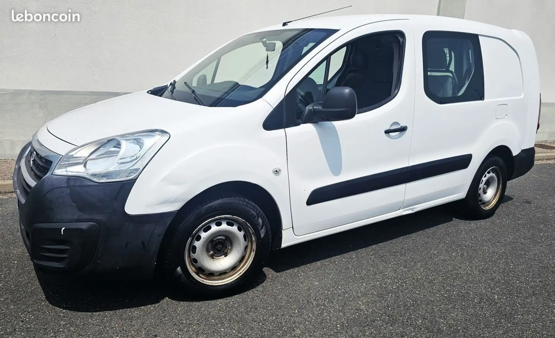 Peugeot Partner l2 1.6 hdi 90 5 places cabine approfondi Blanco - 1