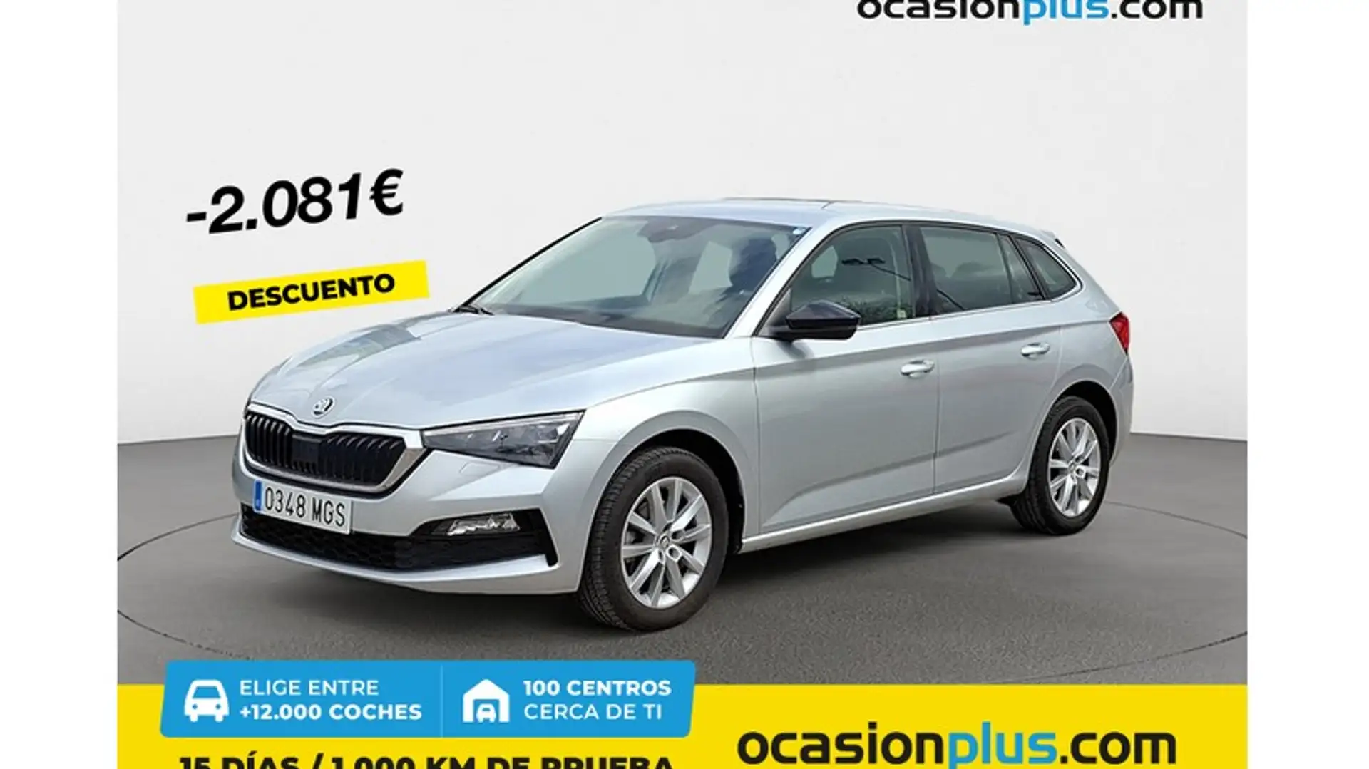 Skoda Scala 1.5 TSI Ambition DSG 110kW Zilver - 1