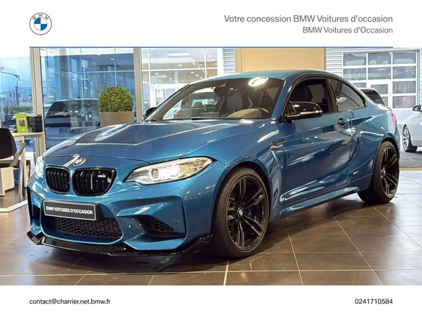 BMW M2 M2 370ch M DKG Bleu - 1