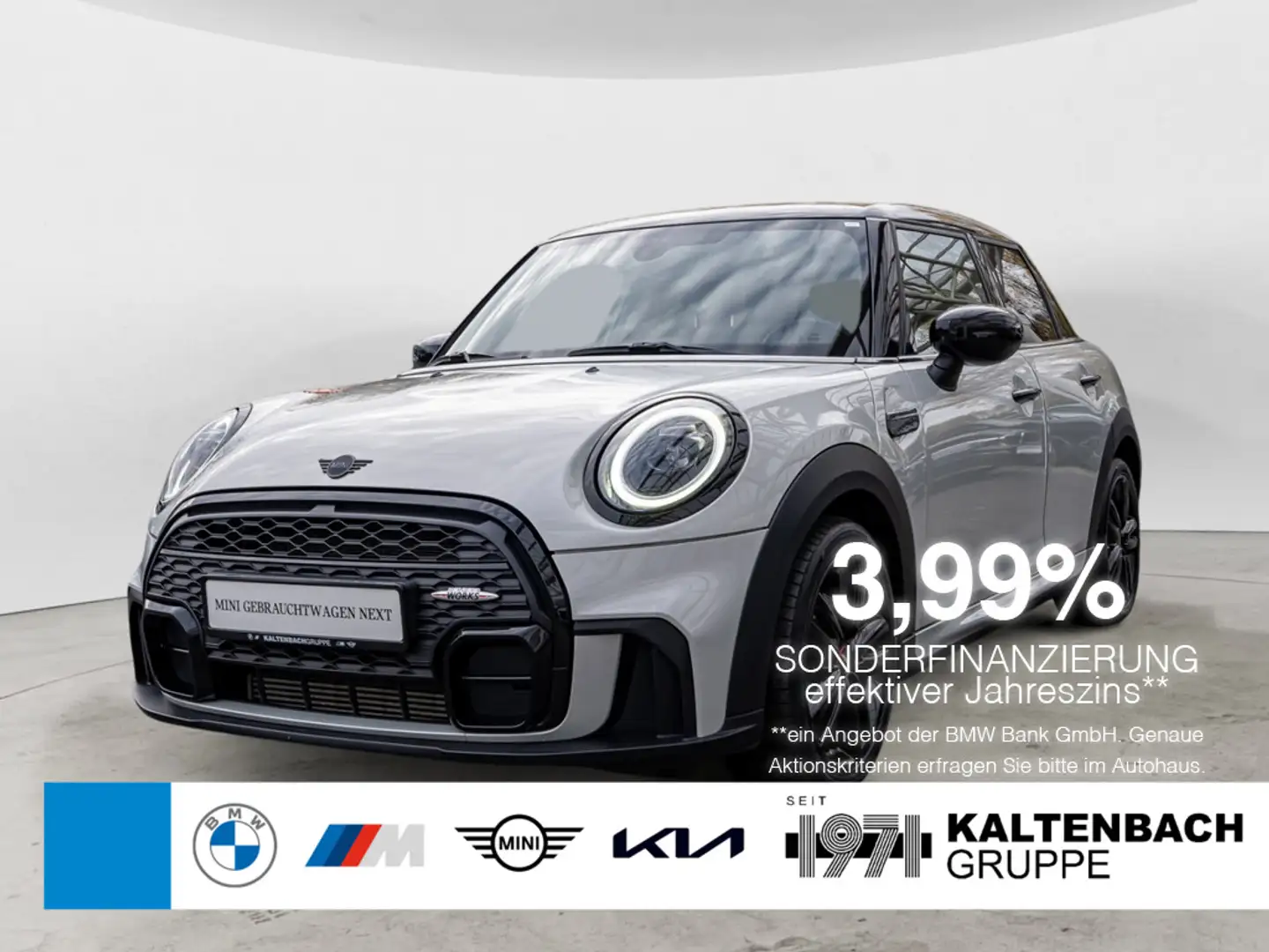 MINI Cooper JCW Trim FACEL. LED NAVI SHZ PDC KLIMA Silber - 1