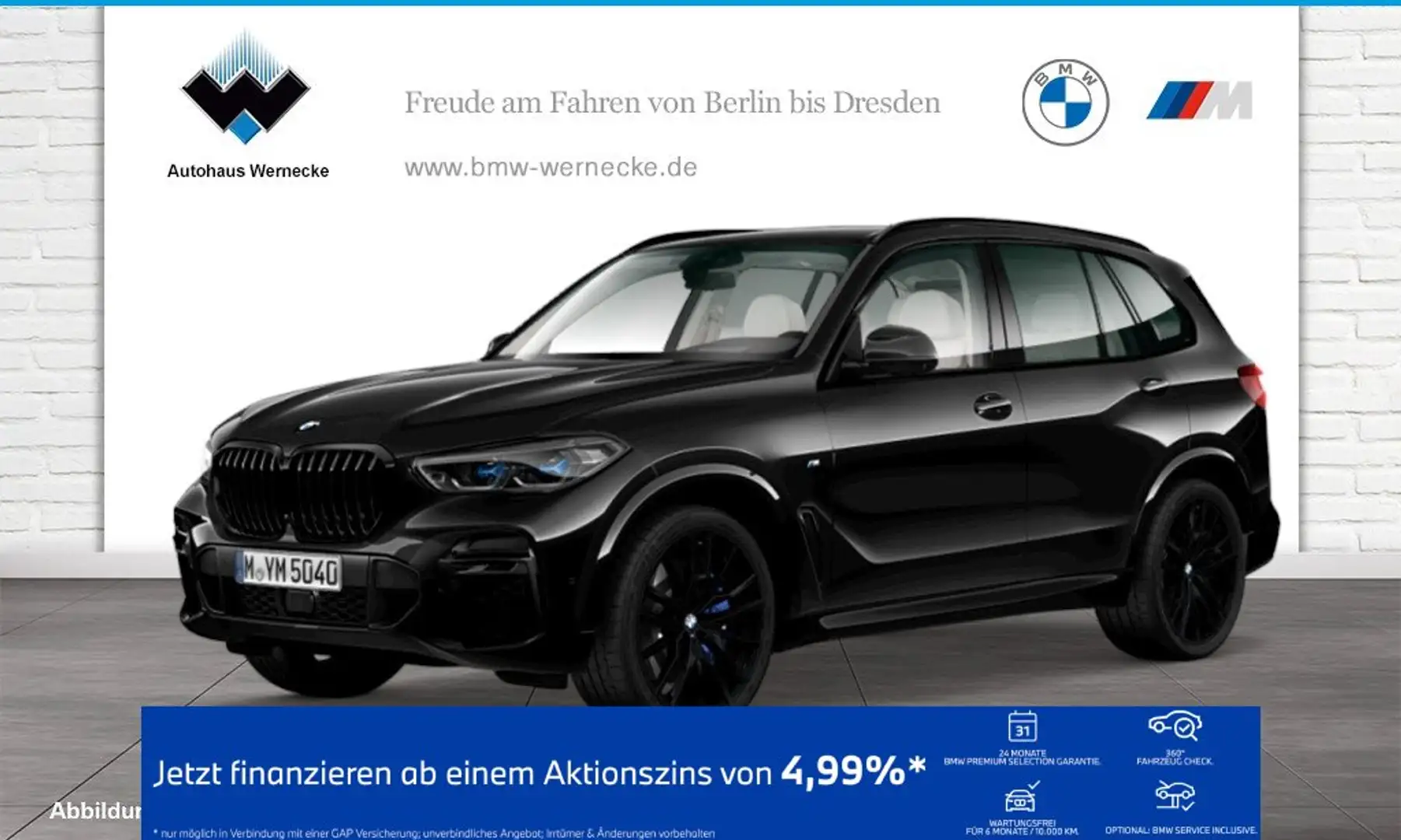 BMW X5 xDrive40i M Sportpaket Head-Up HK HiFi DAB Schwarz - 1