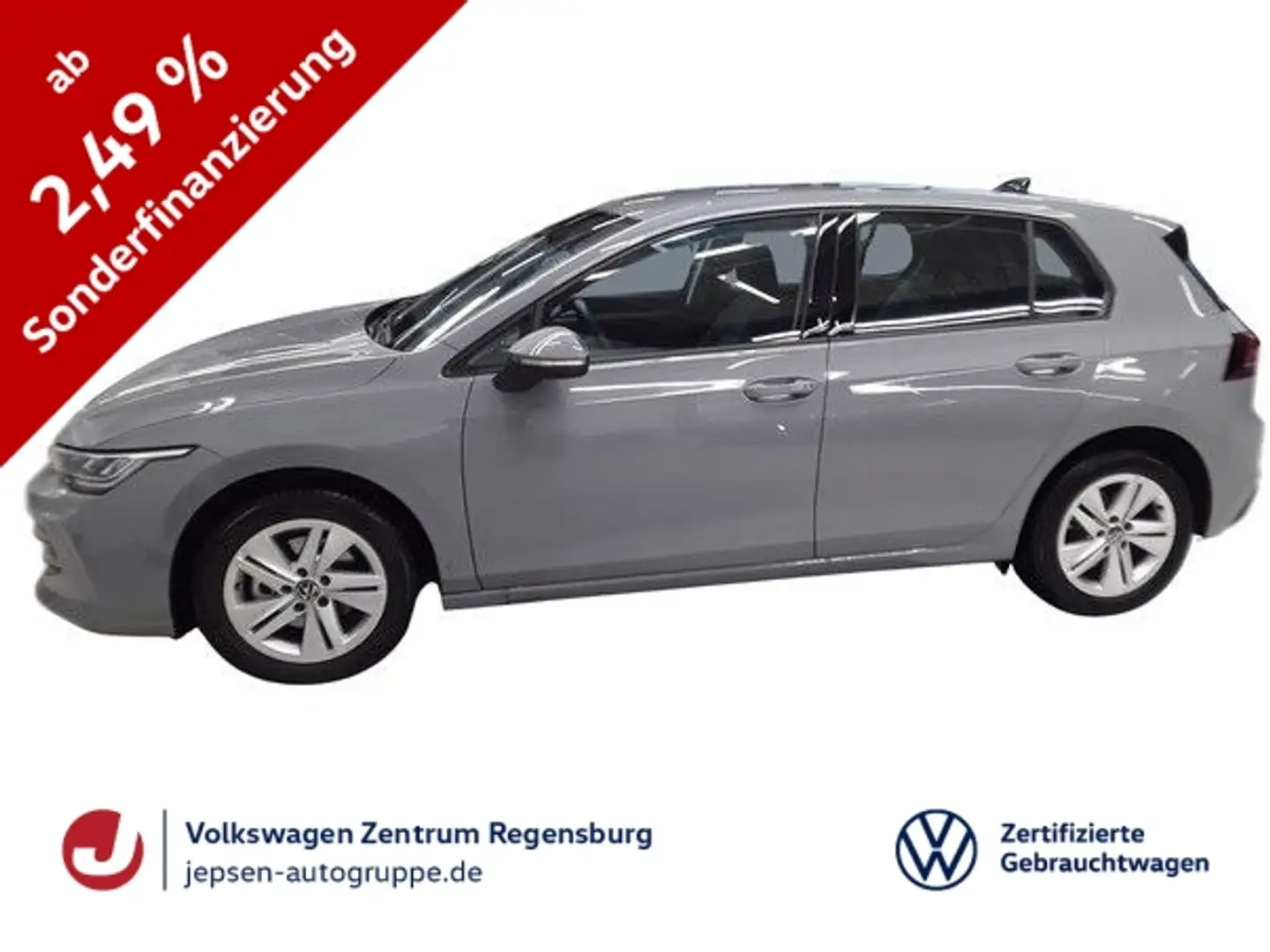 Volkswagen Golf Life 1.5 TSI LED SHZ ACC KlimaA PDC Grau - 1