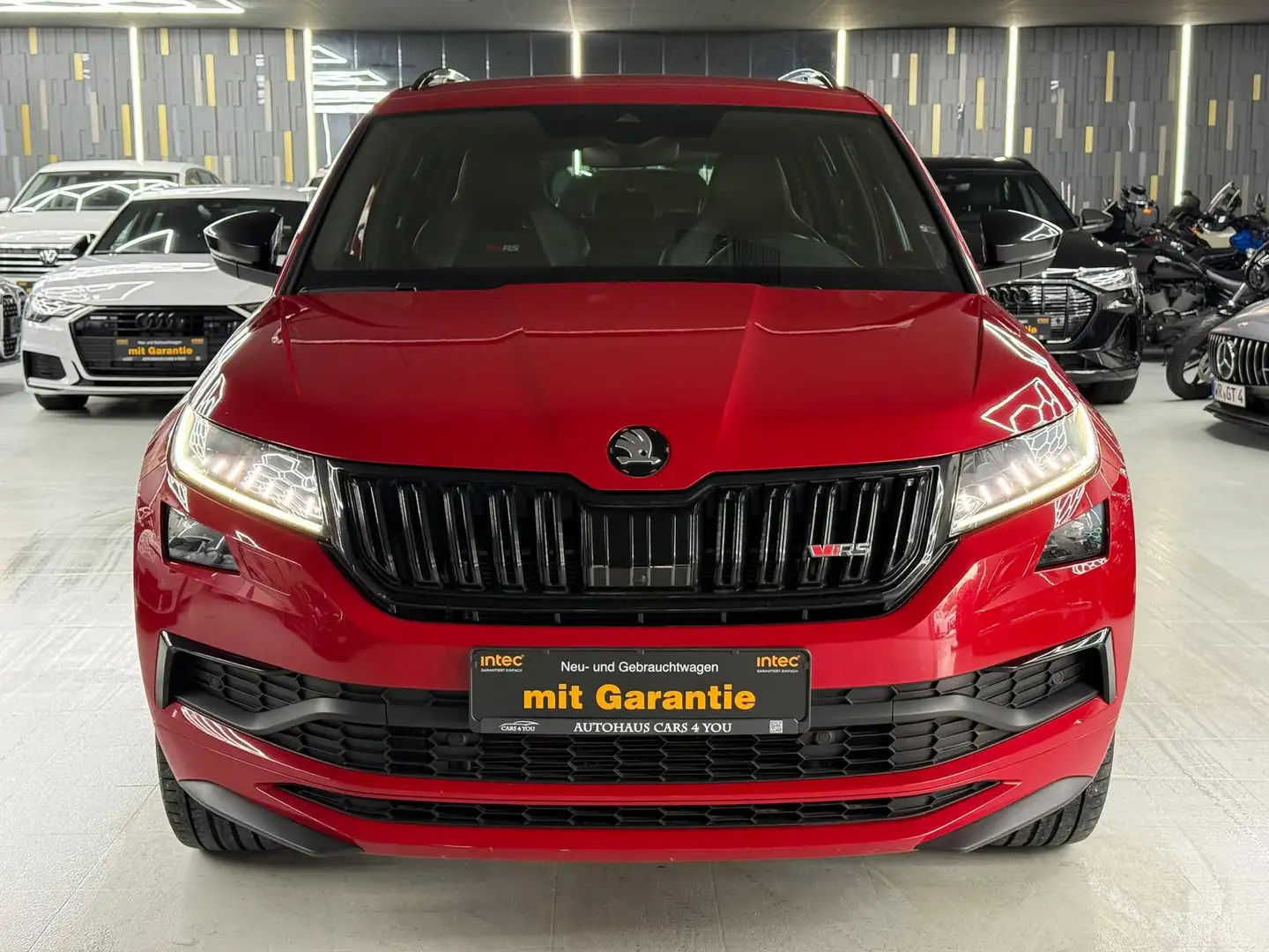 Skoda Kodiaq 2.0 RS 4x4 BI-TDI 7-SITZE VIRTUAL/LED/AHK Rot - 2