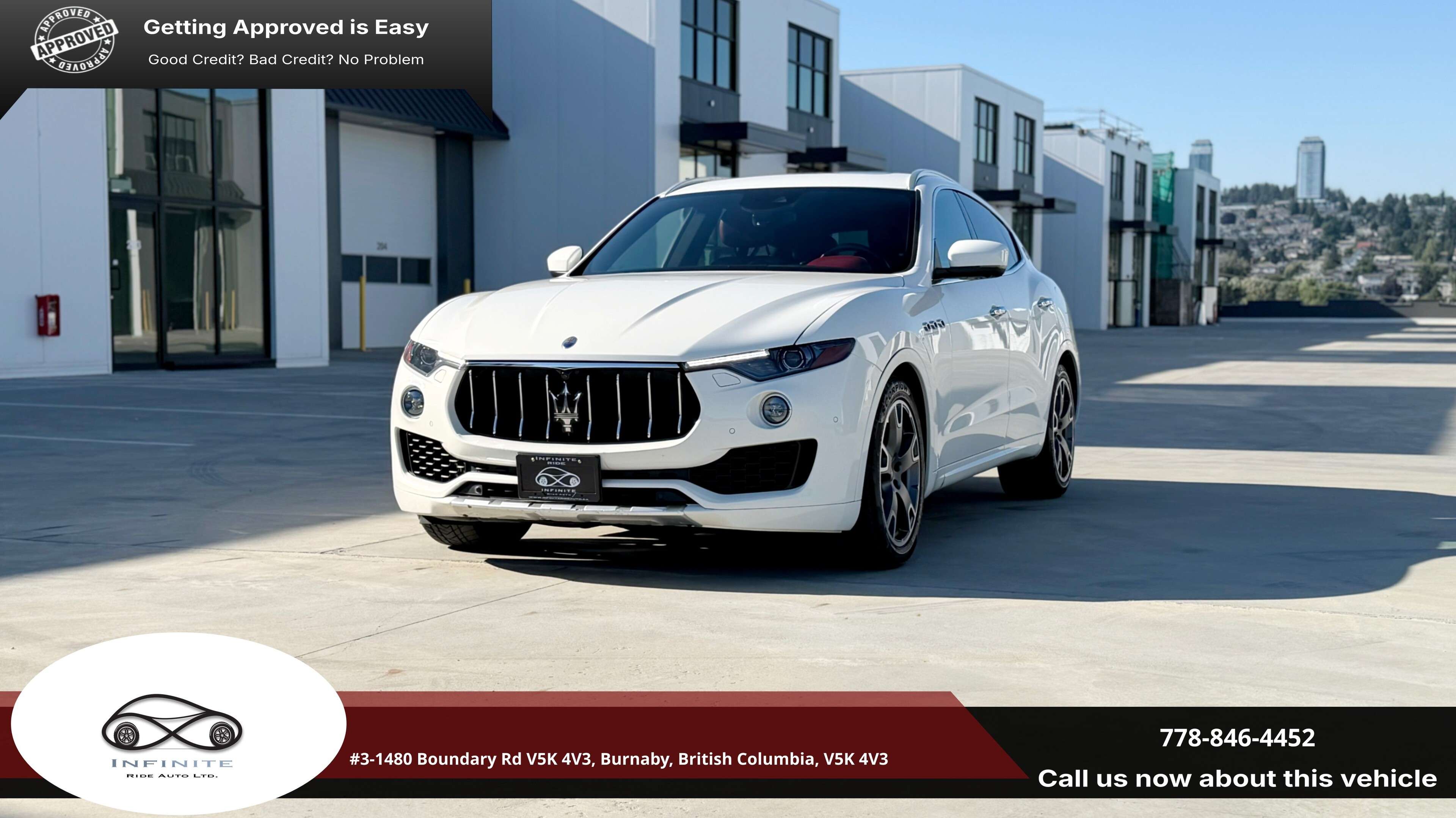 2017 Maserati Levante S 3.0L/No Accident