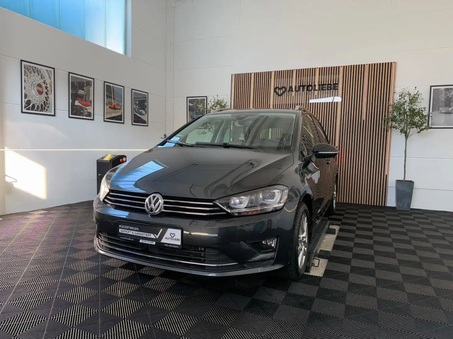 Volkswagen Golf Sportsvan 1.4 TSI Allstar DSG*AHK*RFK*1HAND Gris - 2