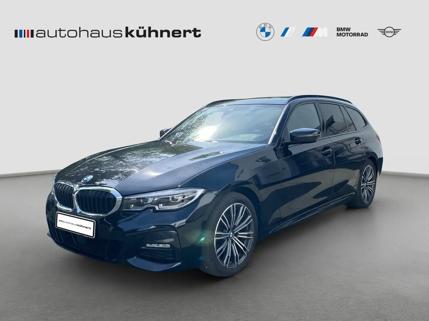 BMW 320 d touring ///M-Sport SpurAss ParkAss RFK ACC SAG Noir - 1