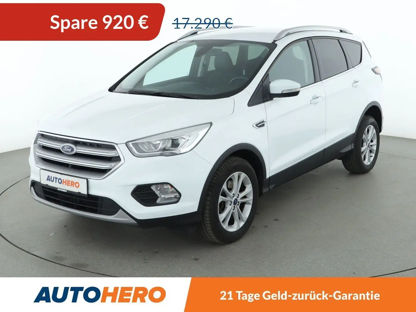 Ford Kuga 1.5 TDCi Titanium Aut.*NAVI*TEMPO*PDC*KLIMA* Weiß - 1