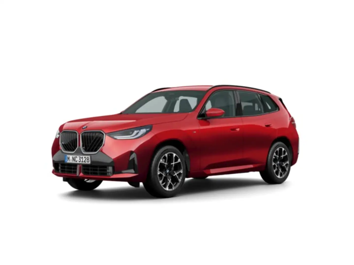BMW X3 xDrive 20dA Rojo - 1