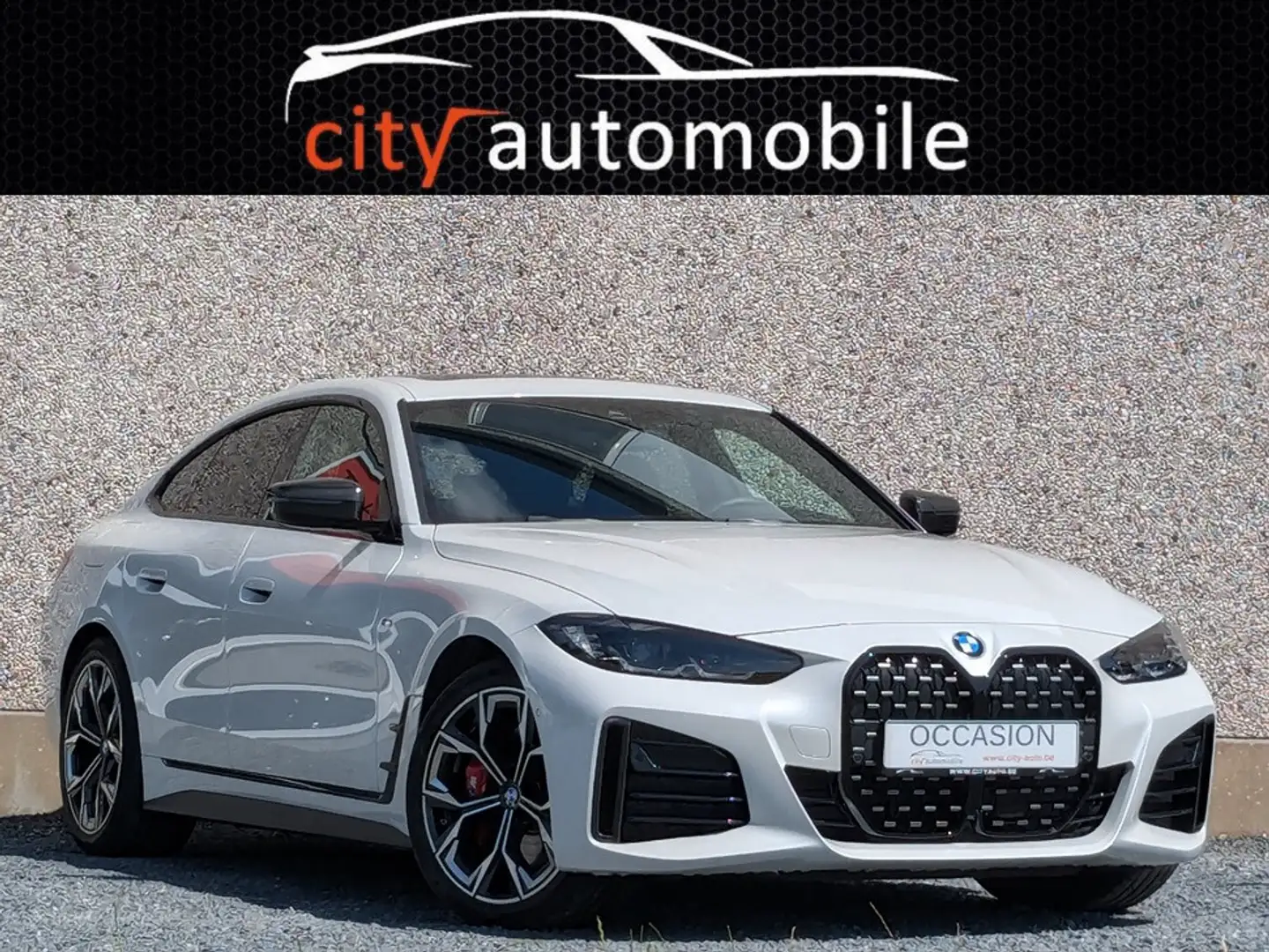 BMW 420 Gran Coupe 420dA PACK M TOIT OUV LED CARPLAY HARMA Blanc - 1