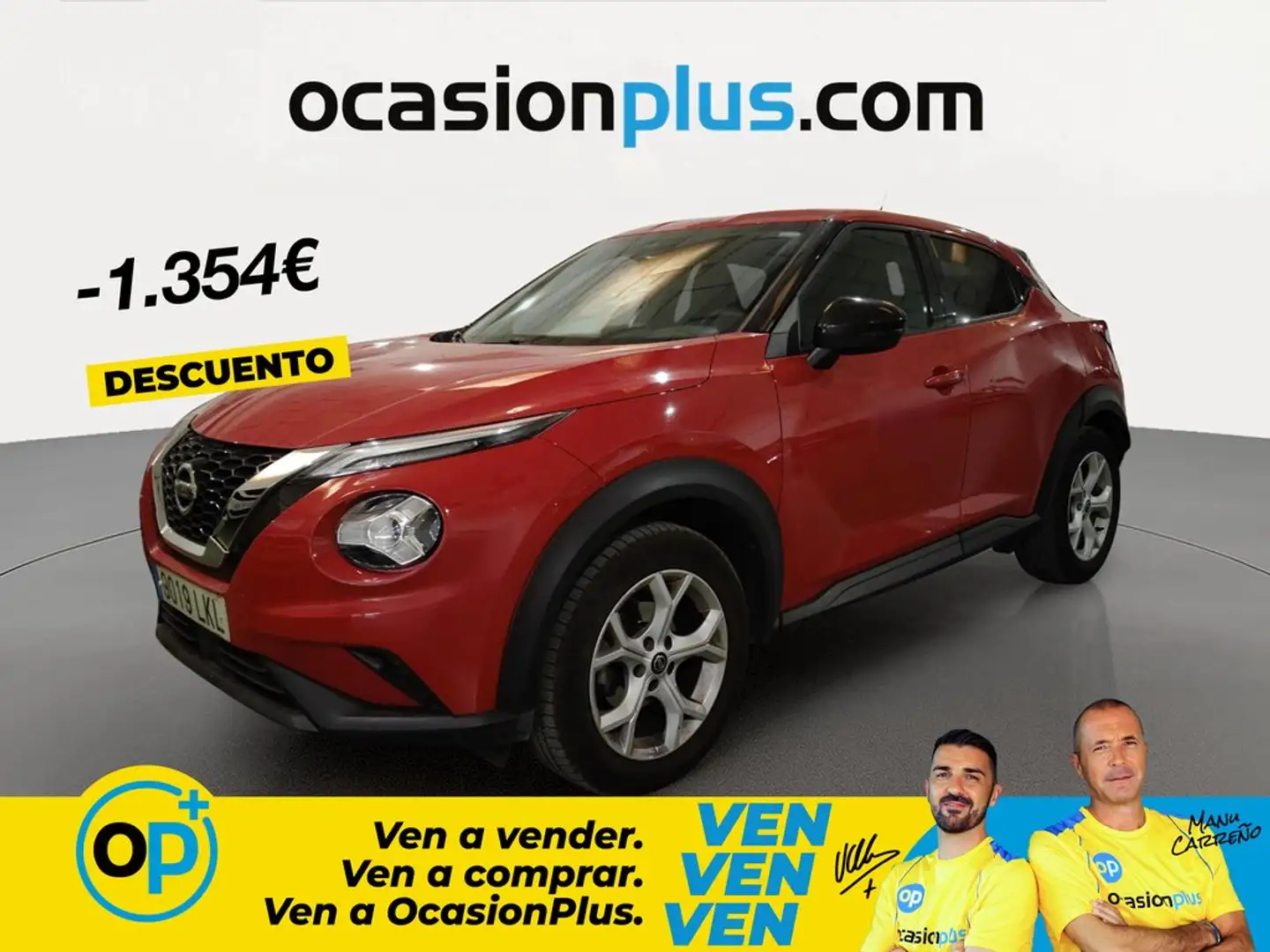 Nissan Juke 1.0 DIG-T Acenta 4x2 DCT 7 117 Rojo - 1