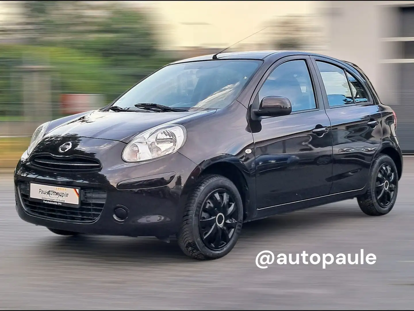 Nissan Micra Acenta*TüV Neu*Klima*ToP* Zwart - 1