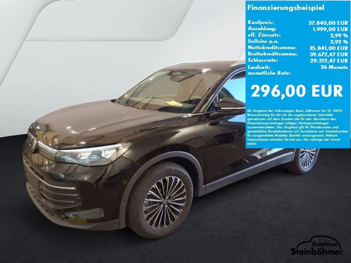 Volkswagen Tiguan GOAL 2.0TDI DSG IQ.Light NAV AHK ACC Navi Noir - 2