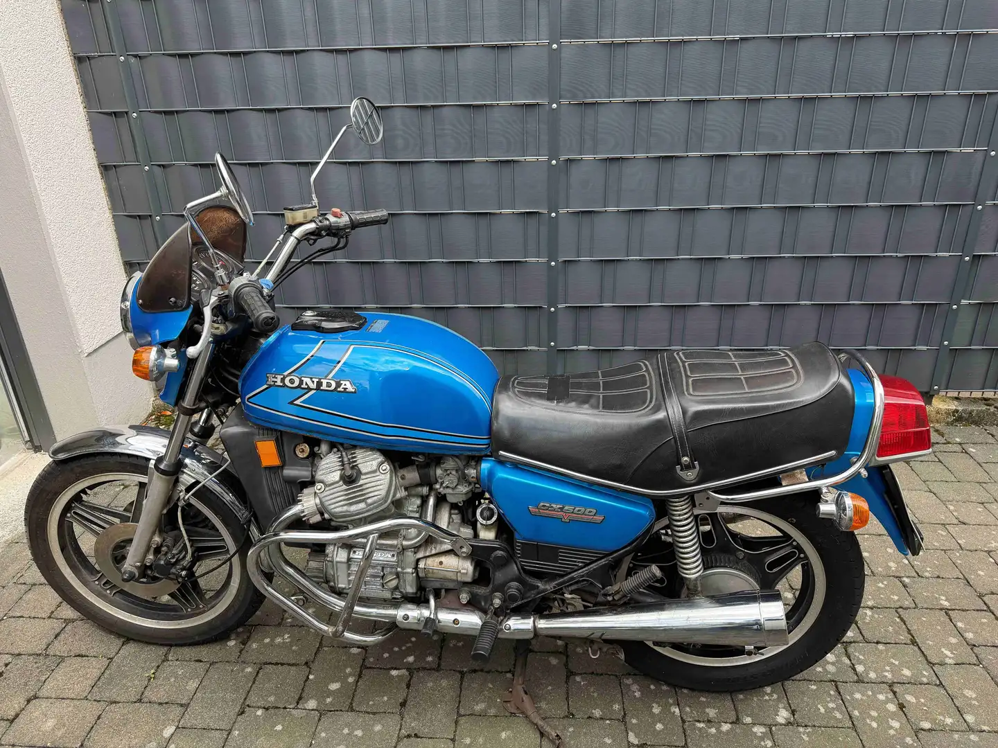 Honda CX 500 Bleu - 2