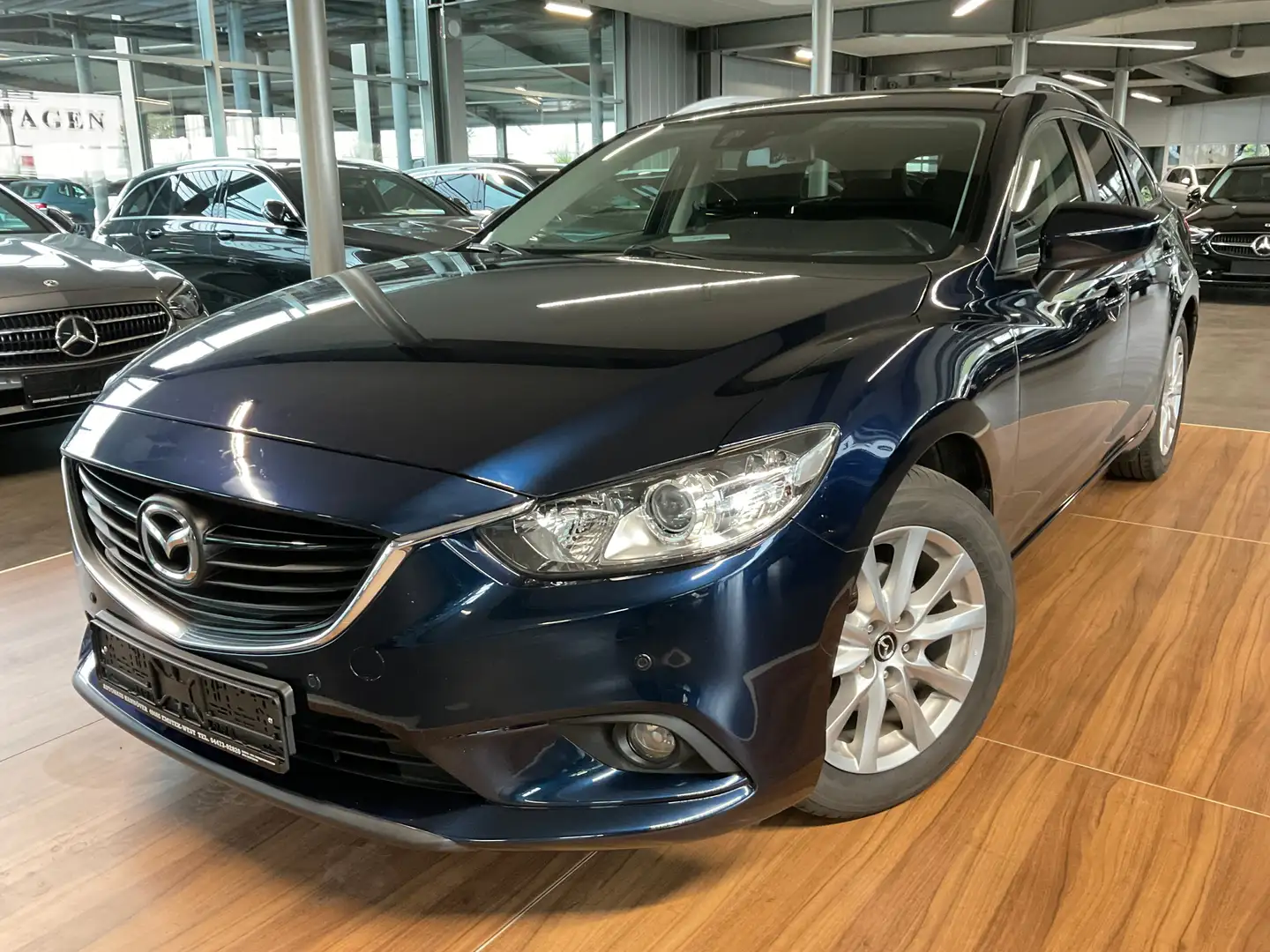 Mazda 6 6 2.2 D AHK/PDC/NAVI/TOTW/GRA Blau - 1