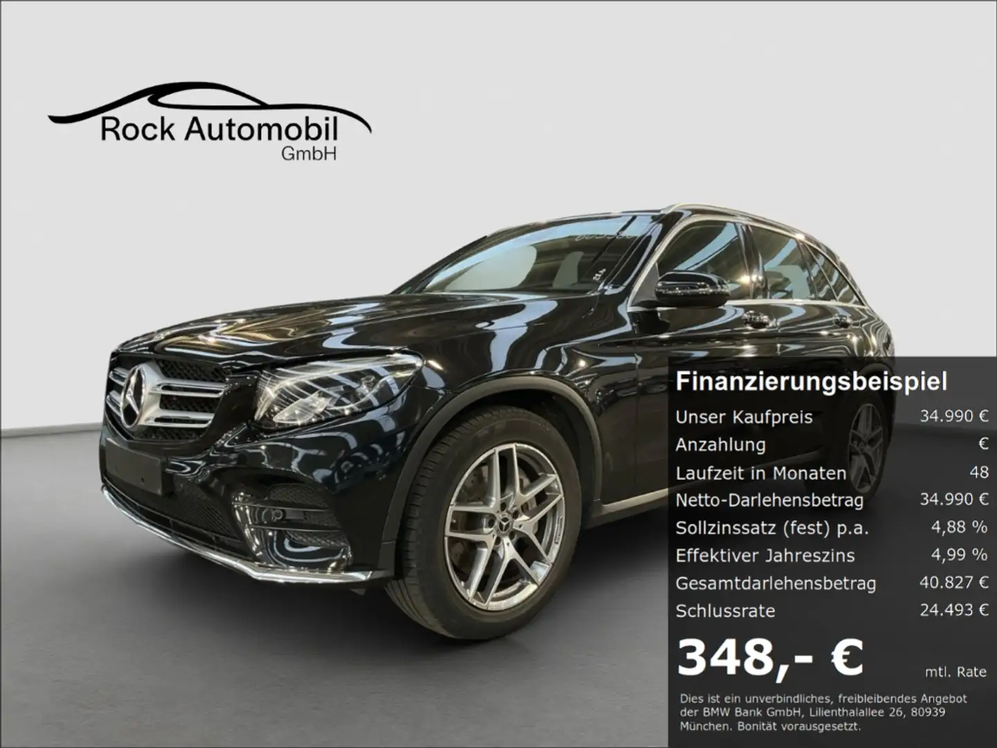 Mercedes-Benz GLC 220 d 4M 9G AMG Line LED *Garantie* Schwarz - 1