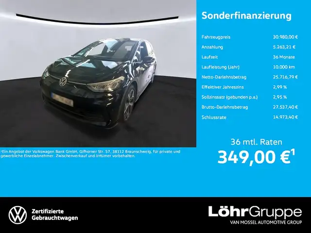 Volkswagen ID.3 Pro Move Rückfahrkamera