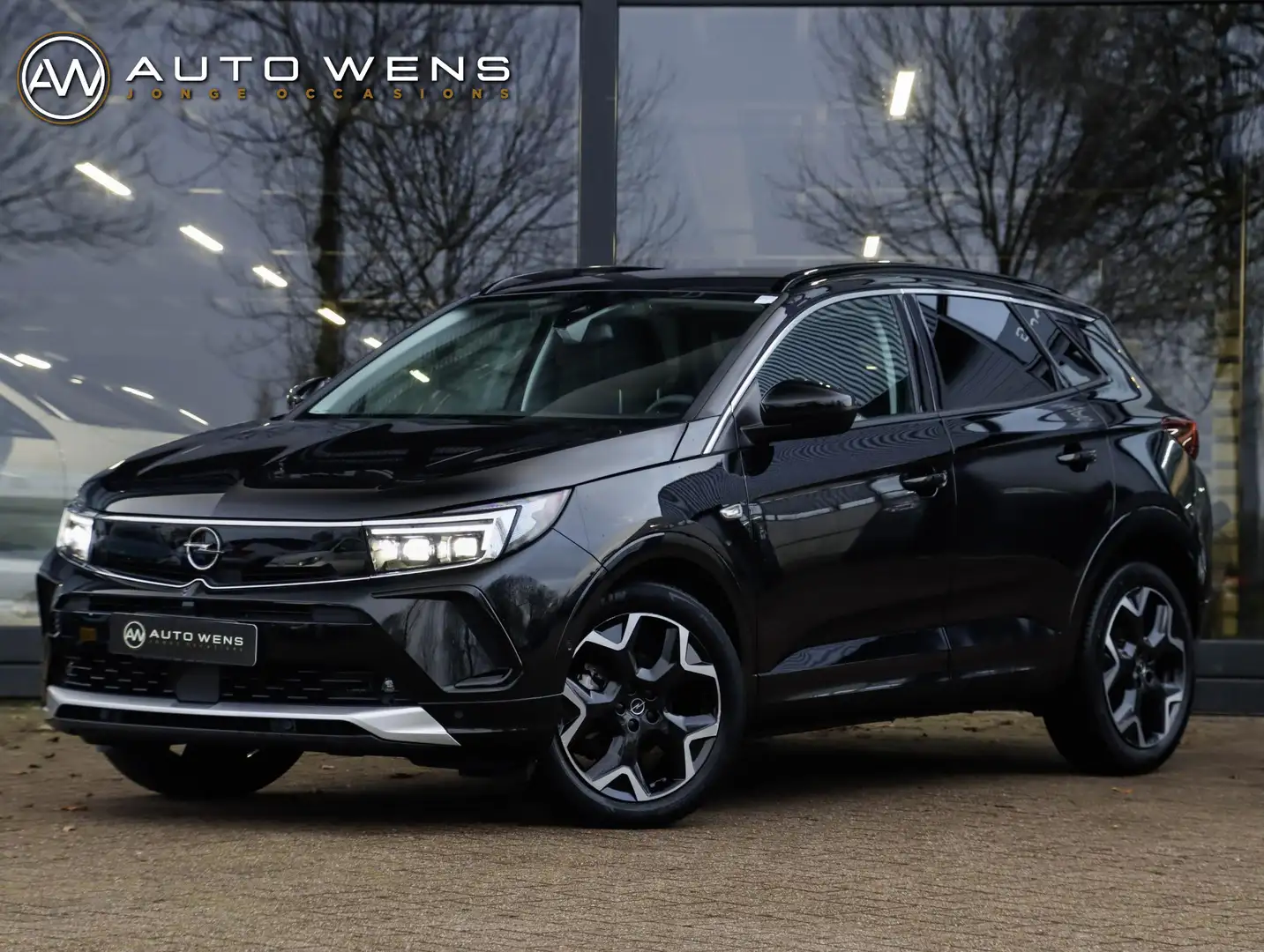 Opel Grandland 1.2 Turbo Ultimate 130pk Automaat 360Cam Stoel+Stu Schwarz - 1