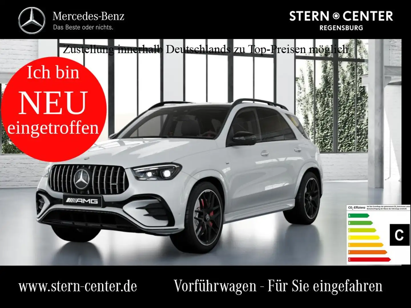 Mercedes-Benz GLE 53 AMG HYBRID 4MATIC+ MBUX Burm MBeam Weiß - 1