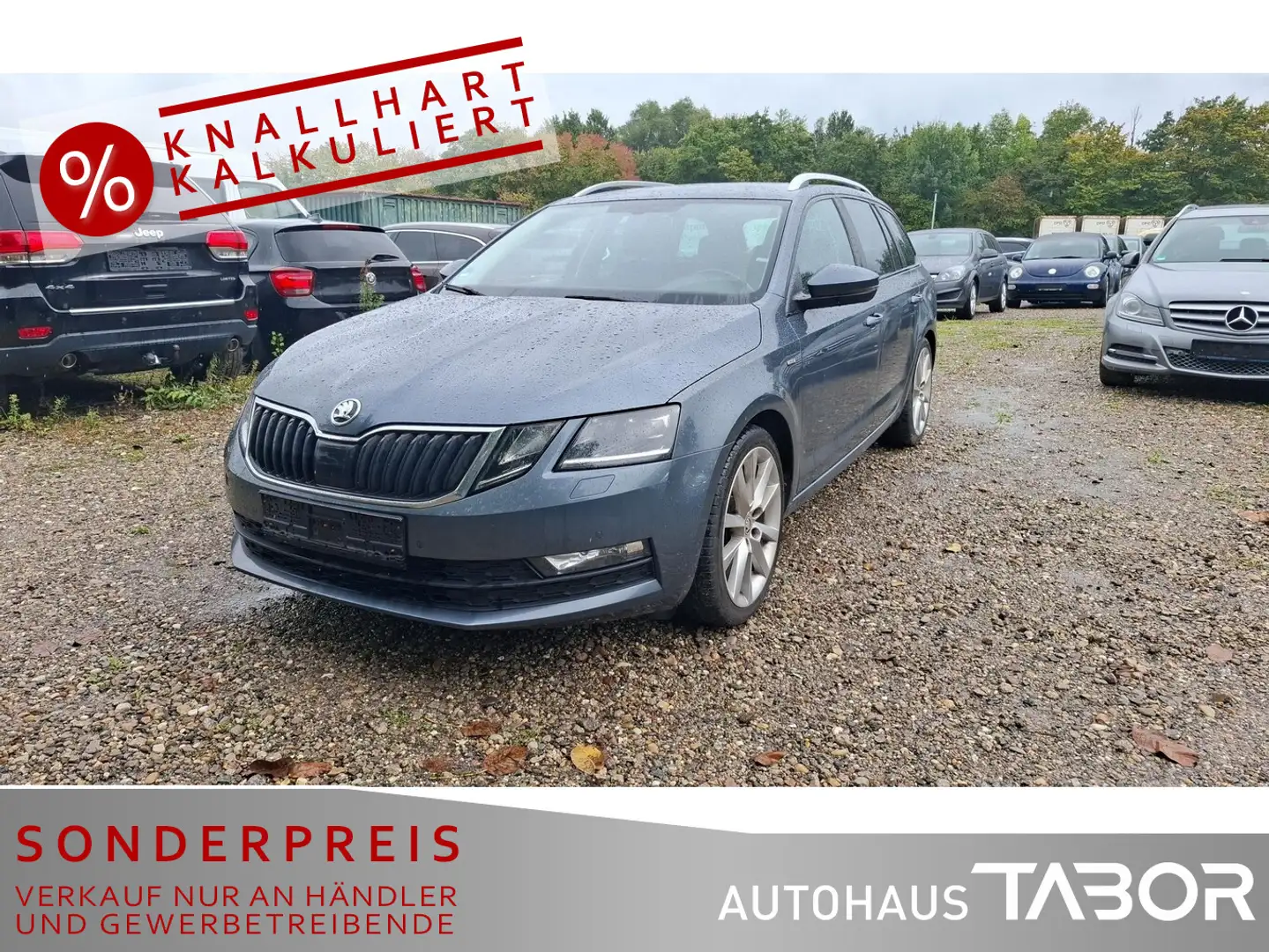 Skoda Octavia Combi 1.4 TSI DSG Navi LED AHK Kamera Grau - 1