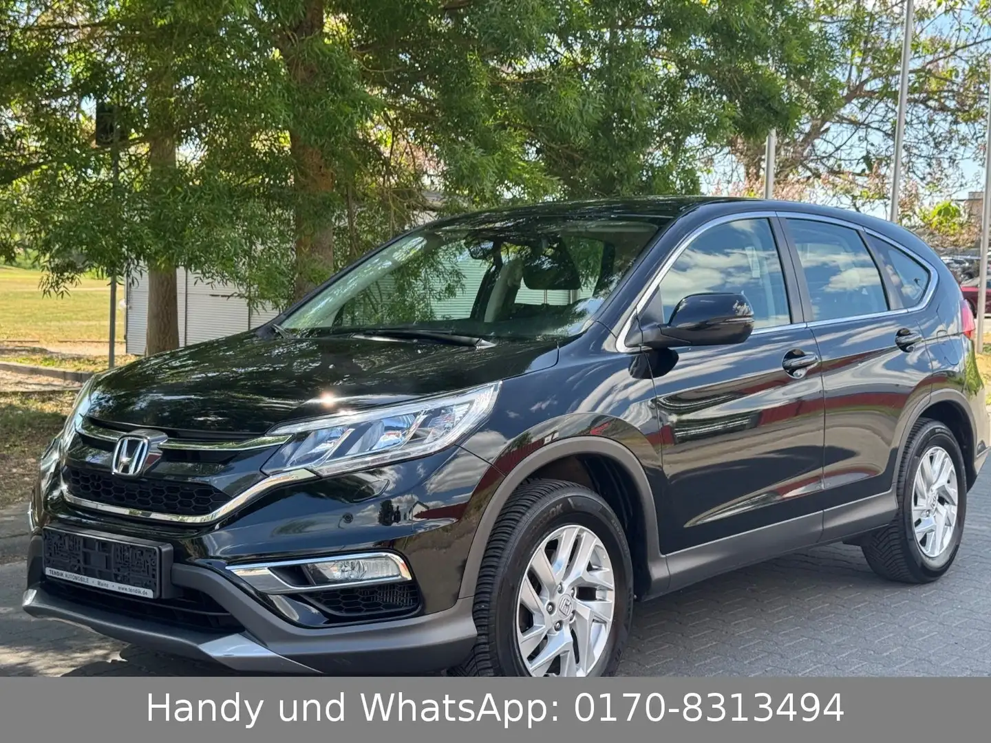 Honda CR-V Elegance 4WD XENON*AHK*KAMERA*NAVI*1.HAND Noir - 1