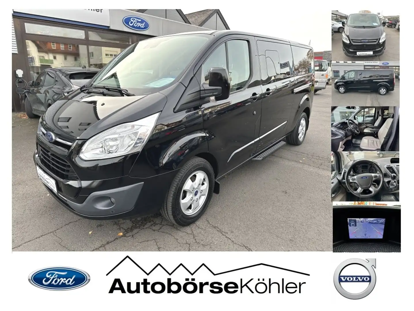 Ford Tourneo Custom L2 Titanium *Leder, AHK, ACC, Standheizung, Navi* Noir - 1