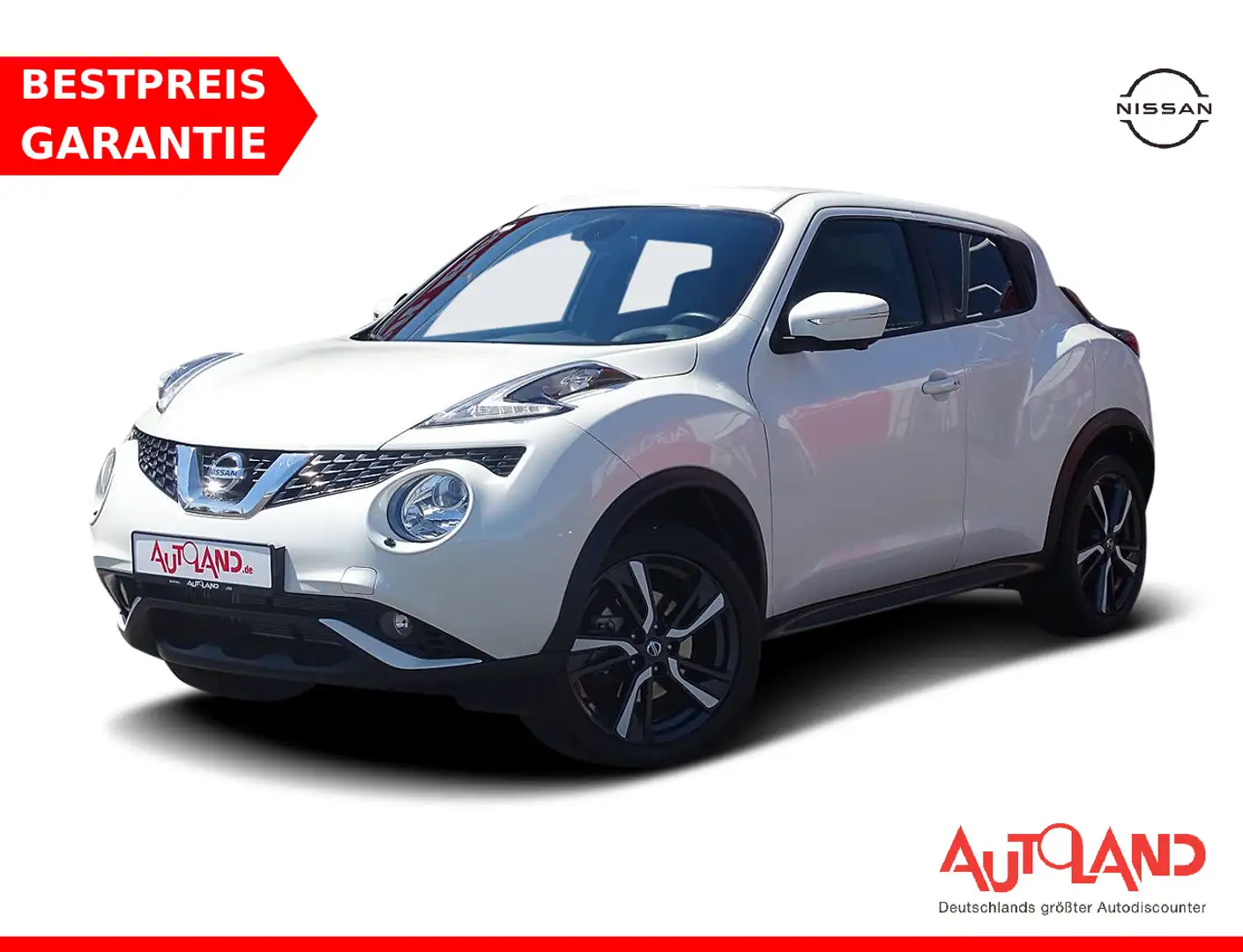 Nissan Juke 1.6 DIG-T N-Connecta 4x4 Xenon Navi Kamera Blanc - 1