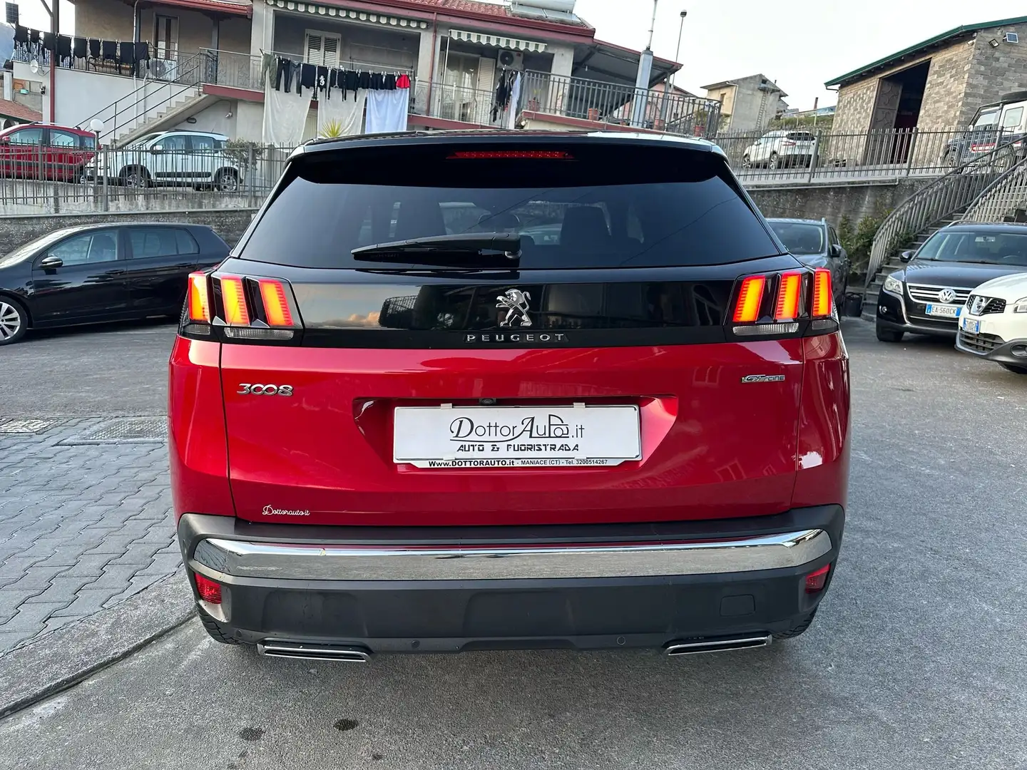 Peugeot 3008 3008 1.5 bluehdi GT Line s Rosso - 2