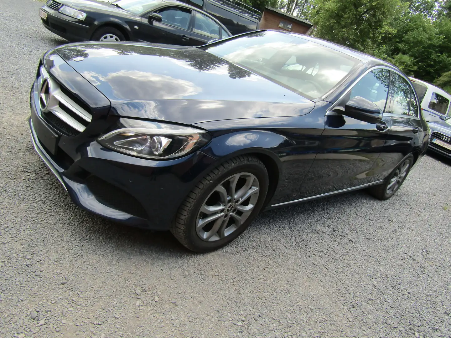 Mercedes-Benz C 200 d Cuir,Clim,Cruise,+ Opt. Gar. 1 An  Reprise Poss. Bleu - 1