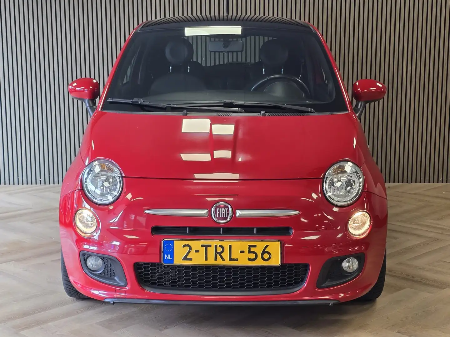 Fiat 500 0.9 TwinAir Lounge LEDER AIRCO ELEC RAMEN Rojo - 2