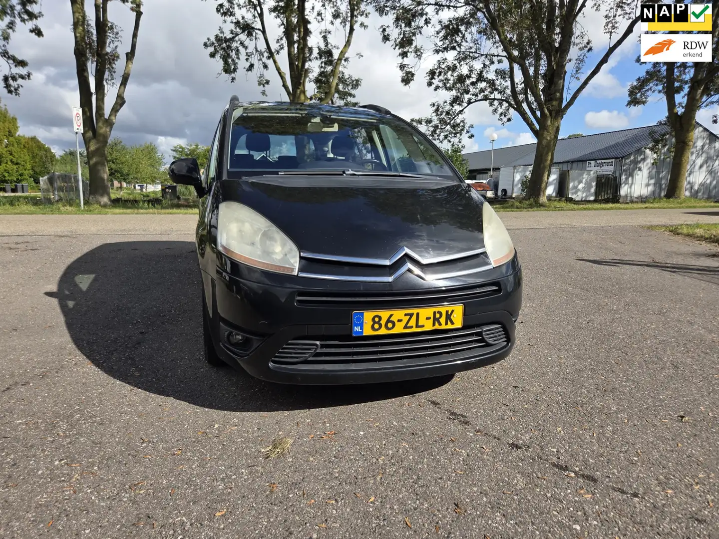 Citroen Grand C4 Picasso 1.8-16V Ambiance 7p.- VOLLEDIGE ONDERHOUD- AIRCO- Noir - 1