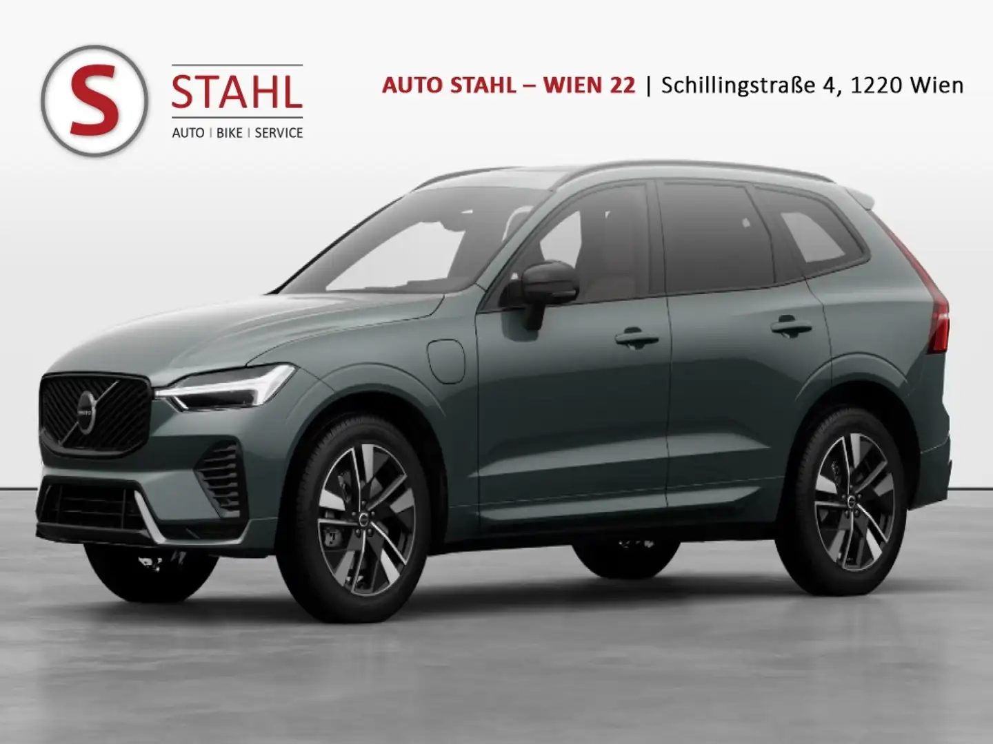 Volvo XC60 T6 AWD PHEV 18,8kWh Plus Dark Aut. Grün - 1