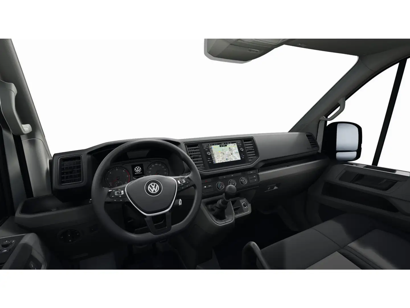 Volkswagen Crafter Kasten 35 mittellang Hochdach Navi,AH Weiß - 2