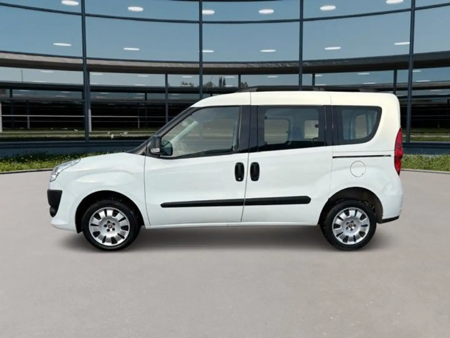 Fiat Doblo Doblò II Pop 1.4 Kombi+CD+USB+Reling+eFH++ Weiß - 2