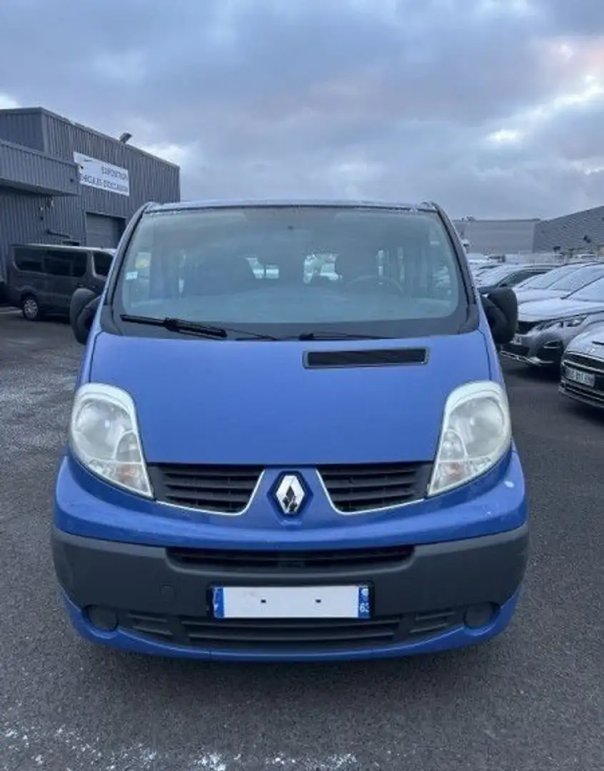 Renault Trafic II PASSENGER L2H1 1200 2.0 DCI 115CH AUTHENTIQUE Bleu - 2