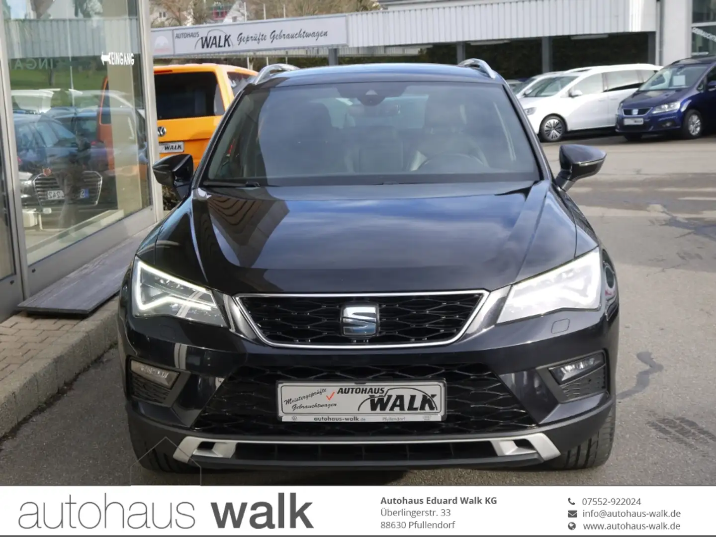 SEAT Ateca 2,0 TDI Xcellence NAVI LED RFK Leder Negro - 1