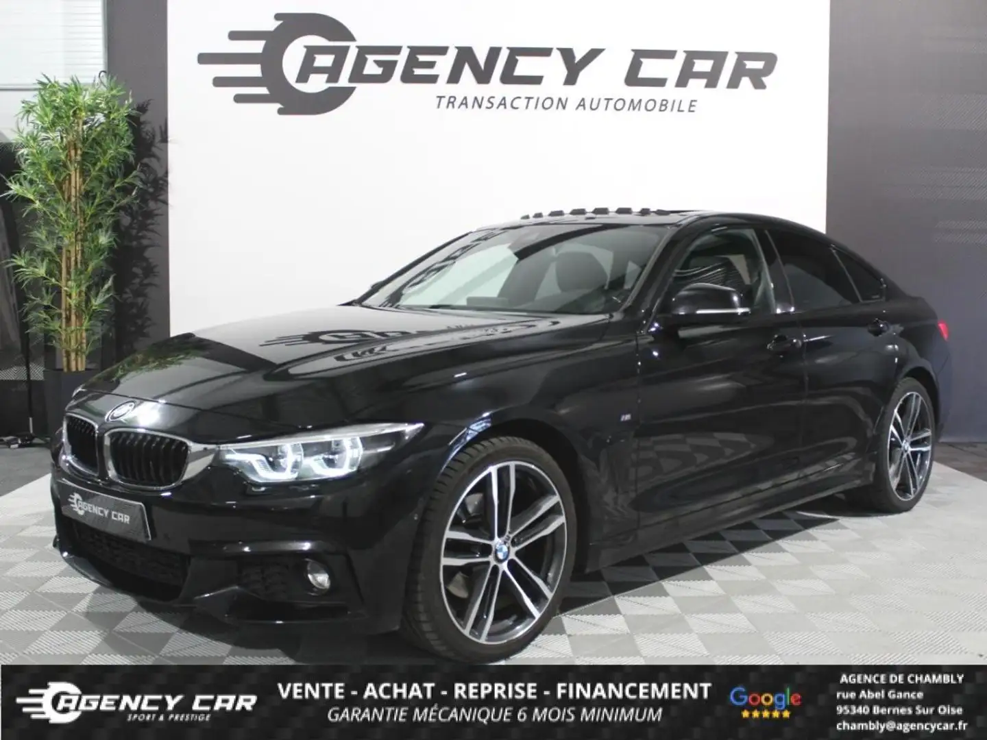 BMW 420 SERIE Coupé 420d F36 LCI xDrive M Sport 190CH BVA Schwarz - 1