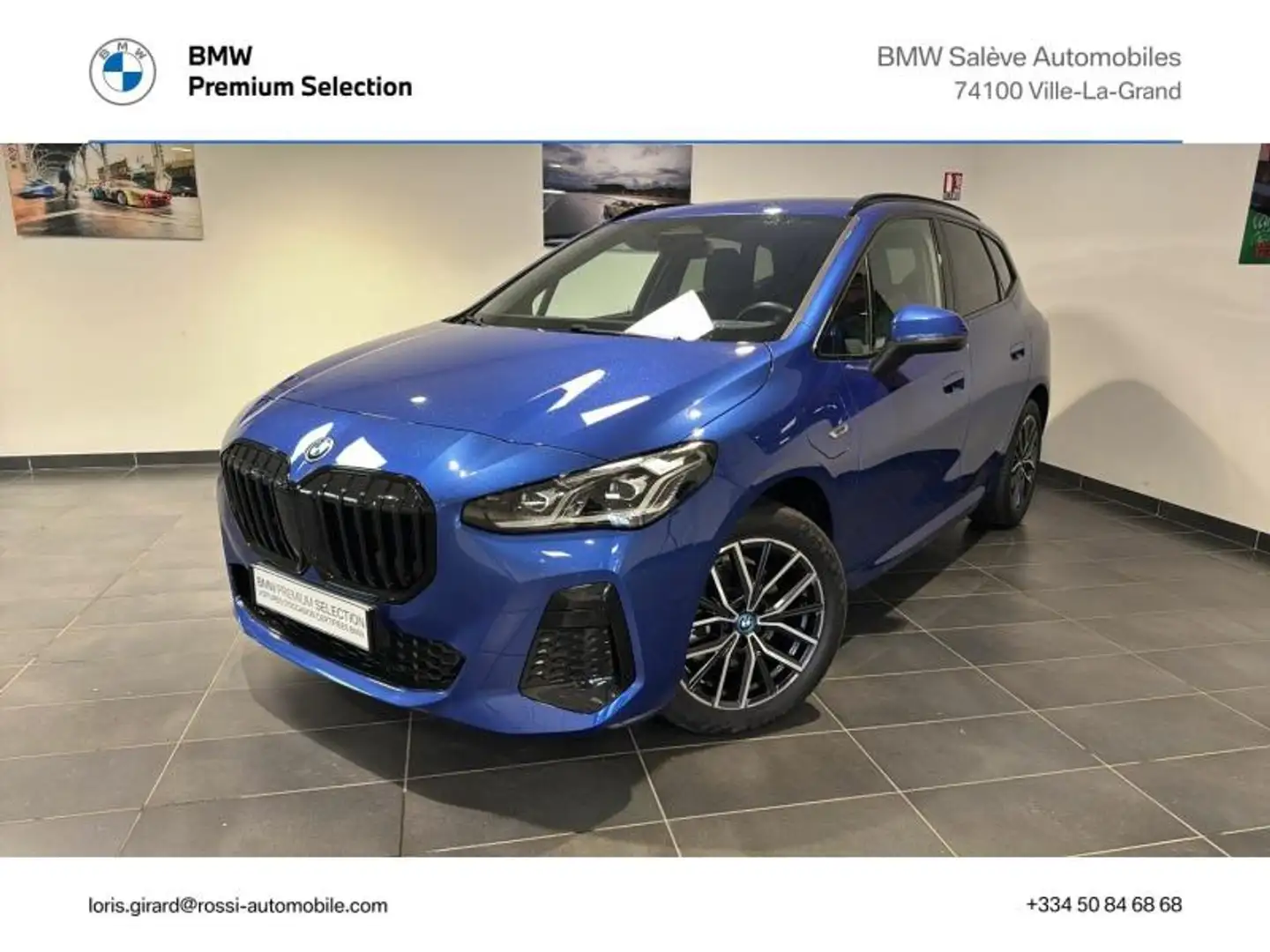 BMW 225 225e 245ch xDrive M Sport DKG7 Bleu - 1