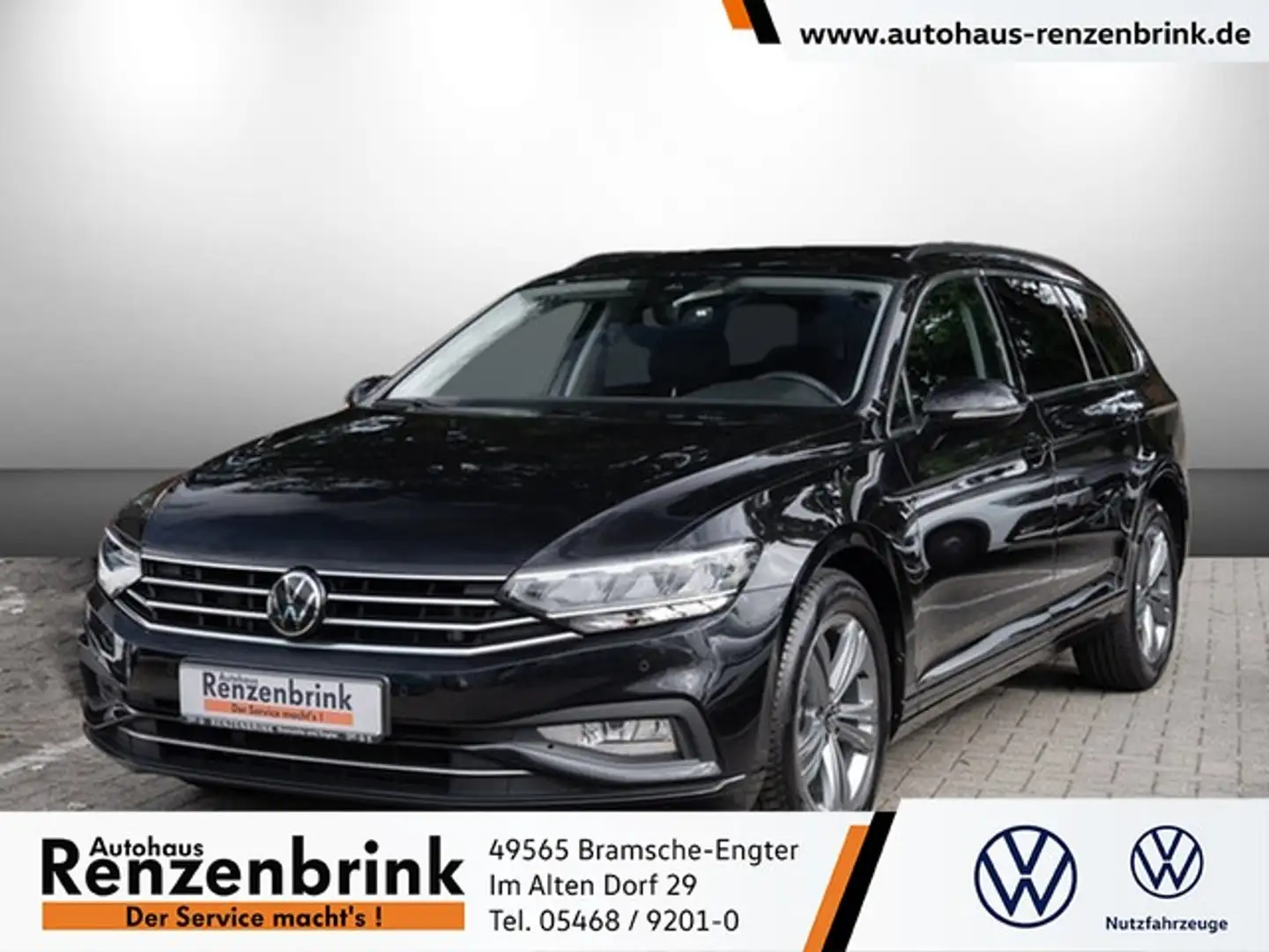 Volkswagen Passat Variant Business TDI DSG AHK ACC el. Heckklappe Schwarz - 1