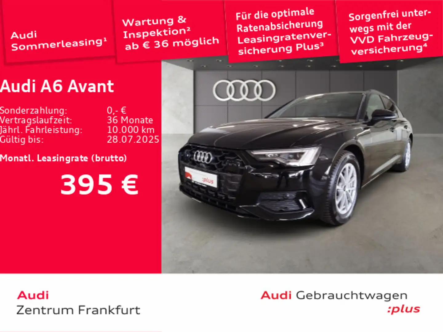 Audi A6 40 TDI S tronic sport advanced MatrixLE Noir - 1