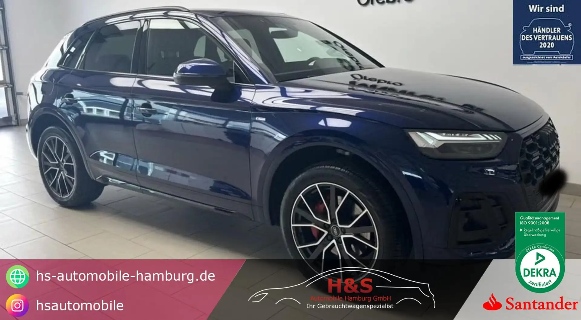 Audi Q5 55 quattro S line Evolution Paket*20 Zoll Blau - 1