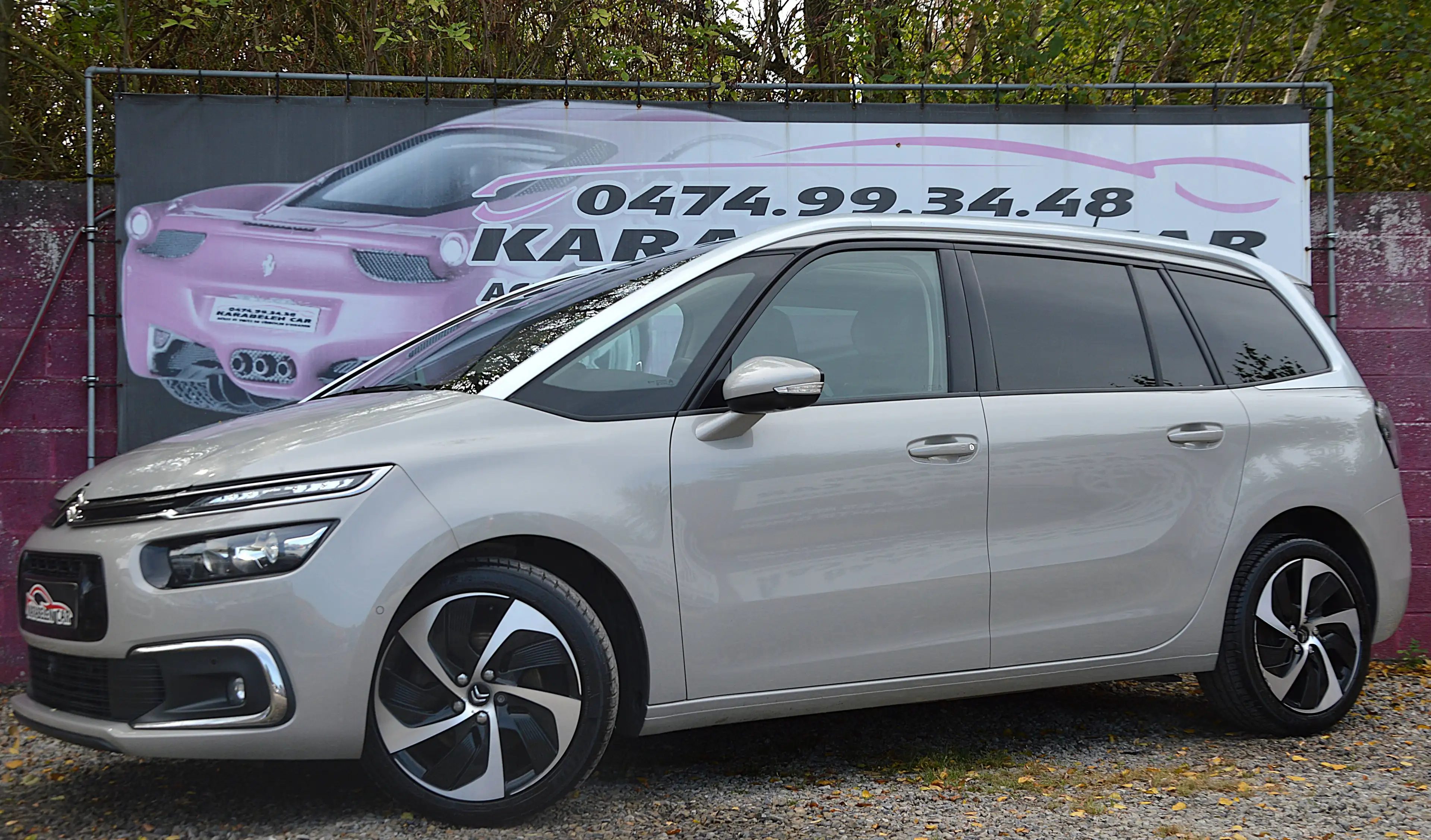 Citroen C4 Picasso Grand 2.0BlueHDi Shine BOITE AUT 7PL NAV TOIT PANO CAM360 54.447KM