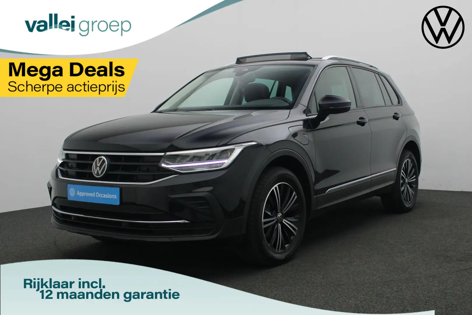 Volkswagen Tiguan 1.4 TSI 245 pk DSG eHybrid Active Business | Panor Zwart - 1