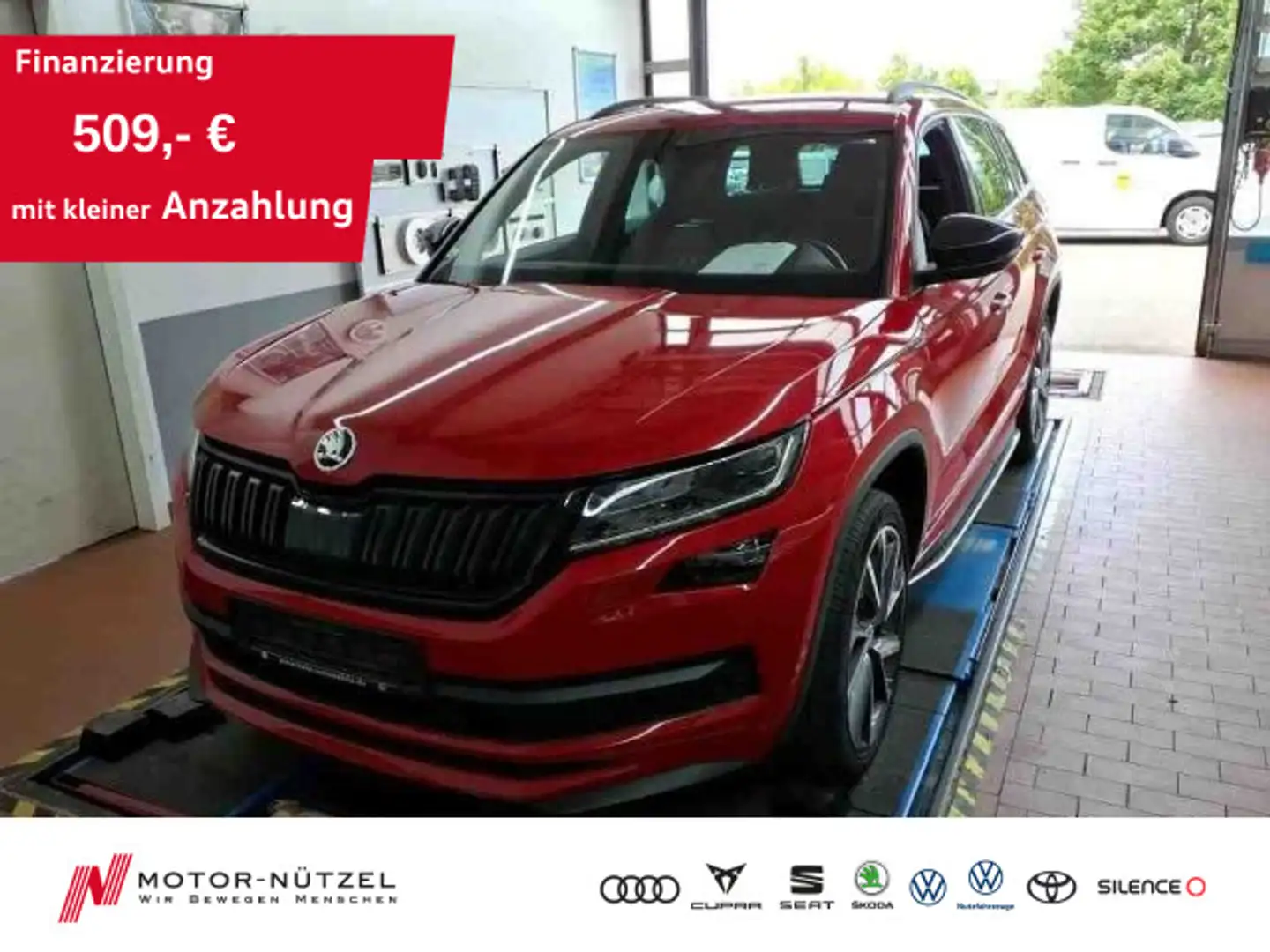 Skoda Kodiaq 2.0 TDI 4x4 DSG SPORTLINE LED+NAVI+AHK+VC Rot - 1