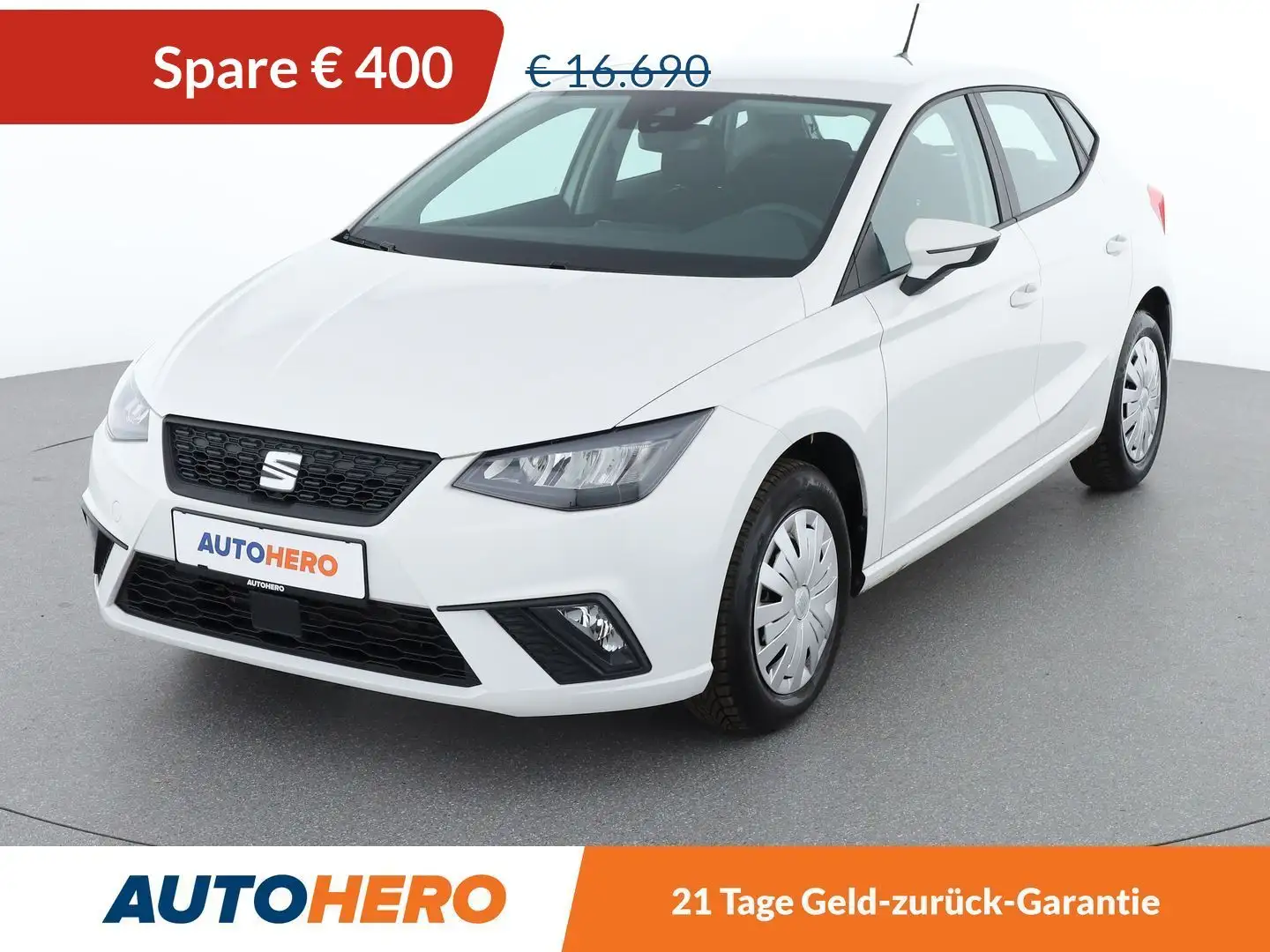 SEAT Ibiza 1.0 Reference *SPUR*LED*CARPLAY&AUTO*SHZ*KLIMA* Weiß - 1