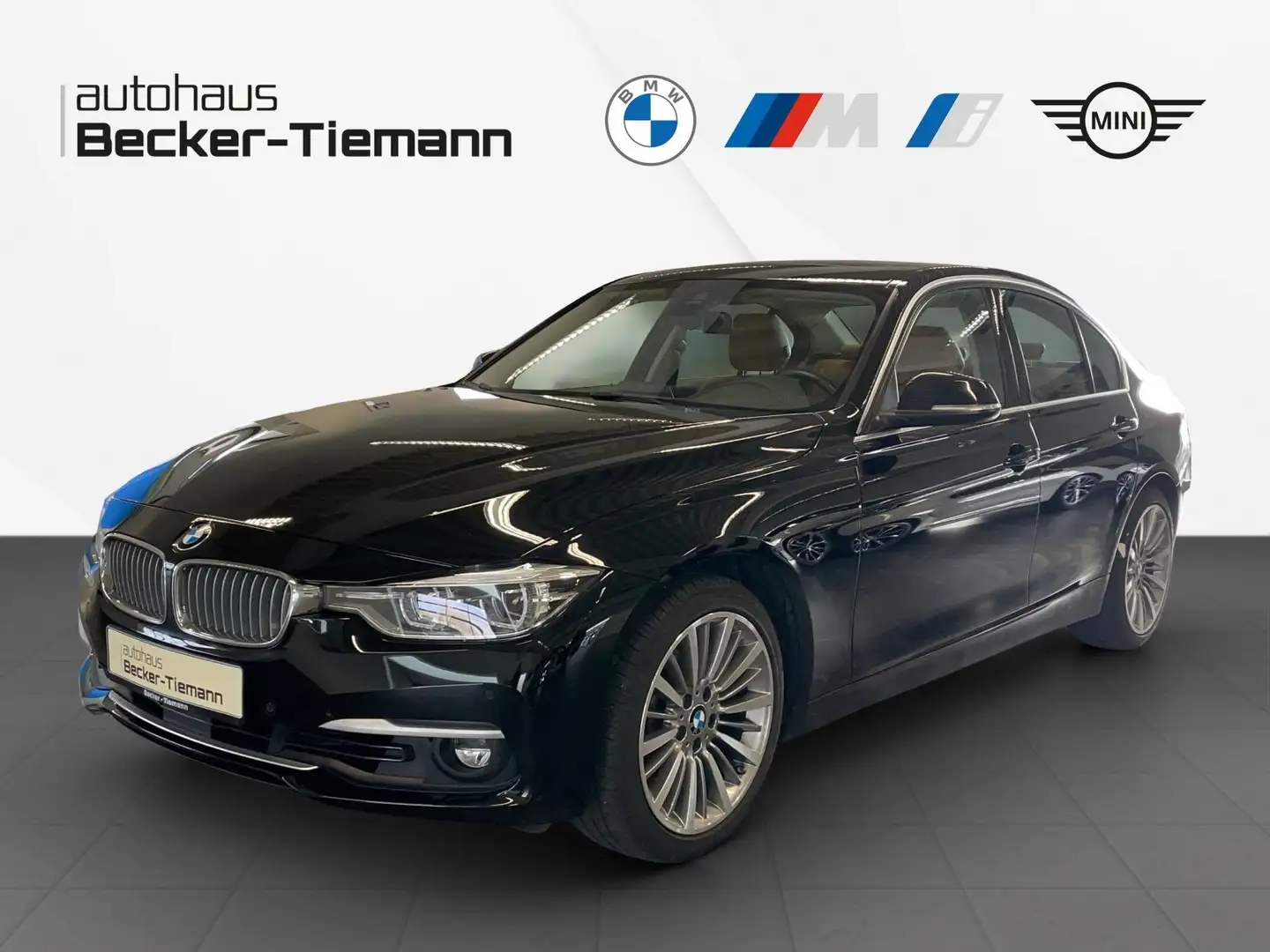 BMW 330 i Luxury Line / Leder/Glasdach/AHK/Navi Busin./Led Schwarz - 1