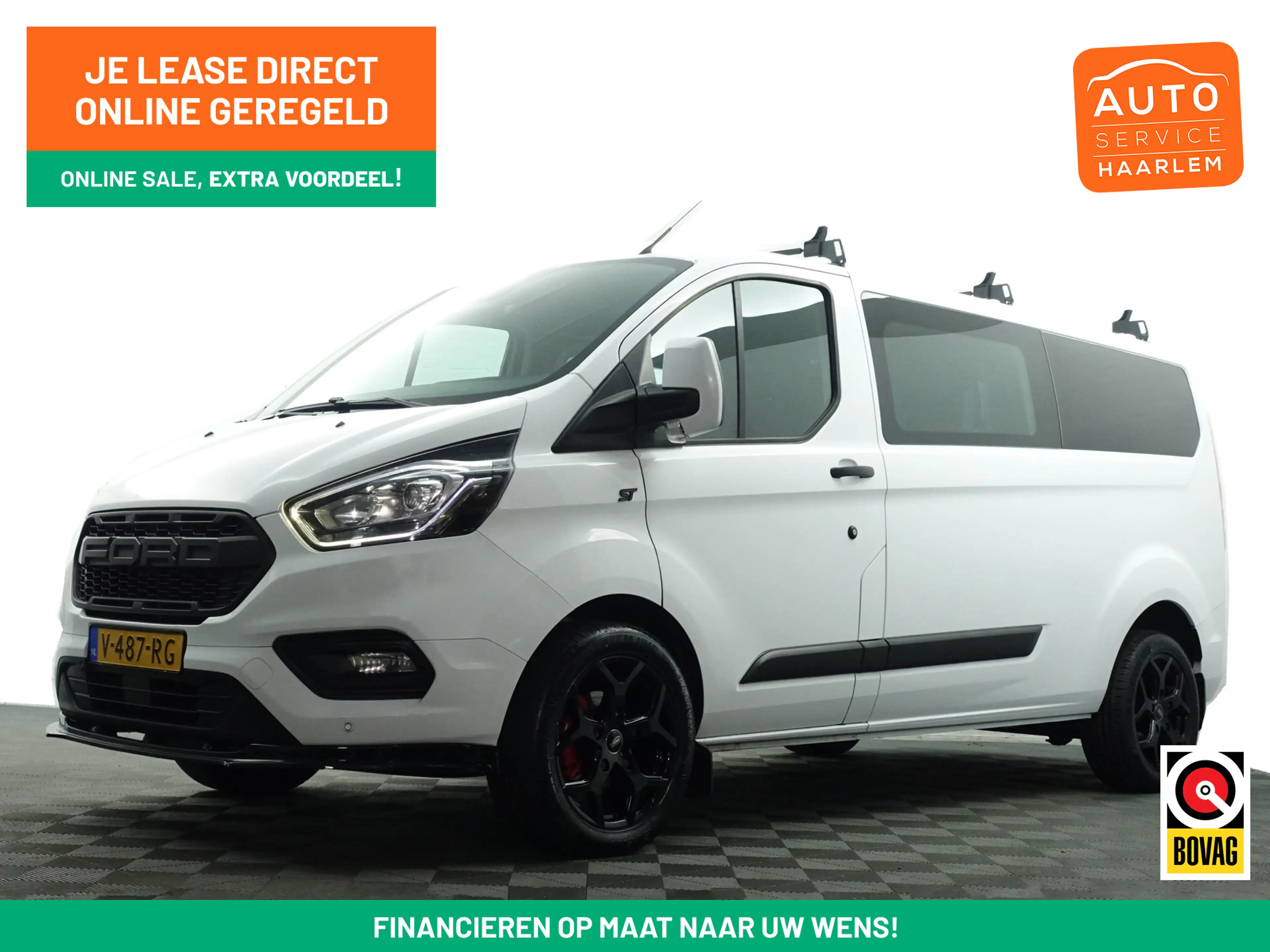 Ford Transit Custom 300 2.0 TDCI Euro 6 L2 Sportline- Dubbele Cabine,