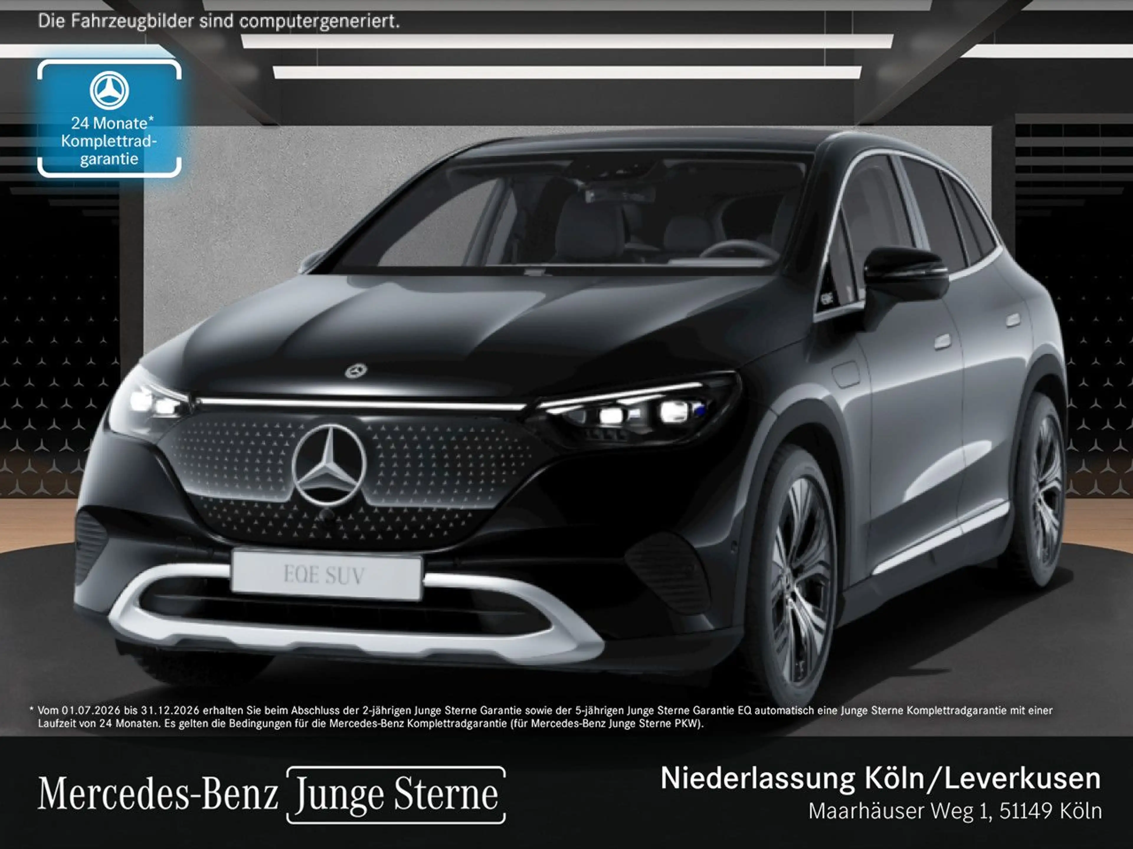 Mercedes-Benz EQE SUV EQE 350 AVANTG+PANO+360+AHK+BURMESTER+TOTW+KEYLESS